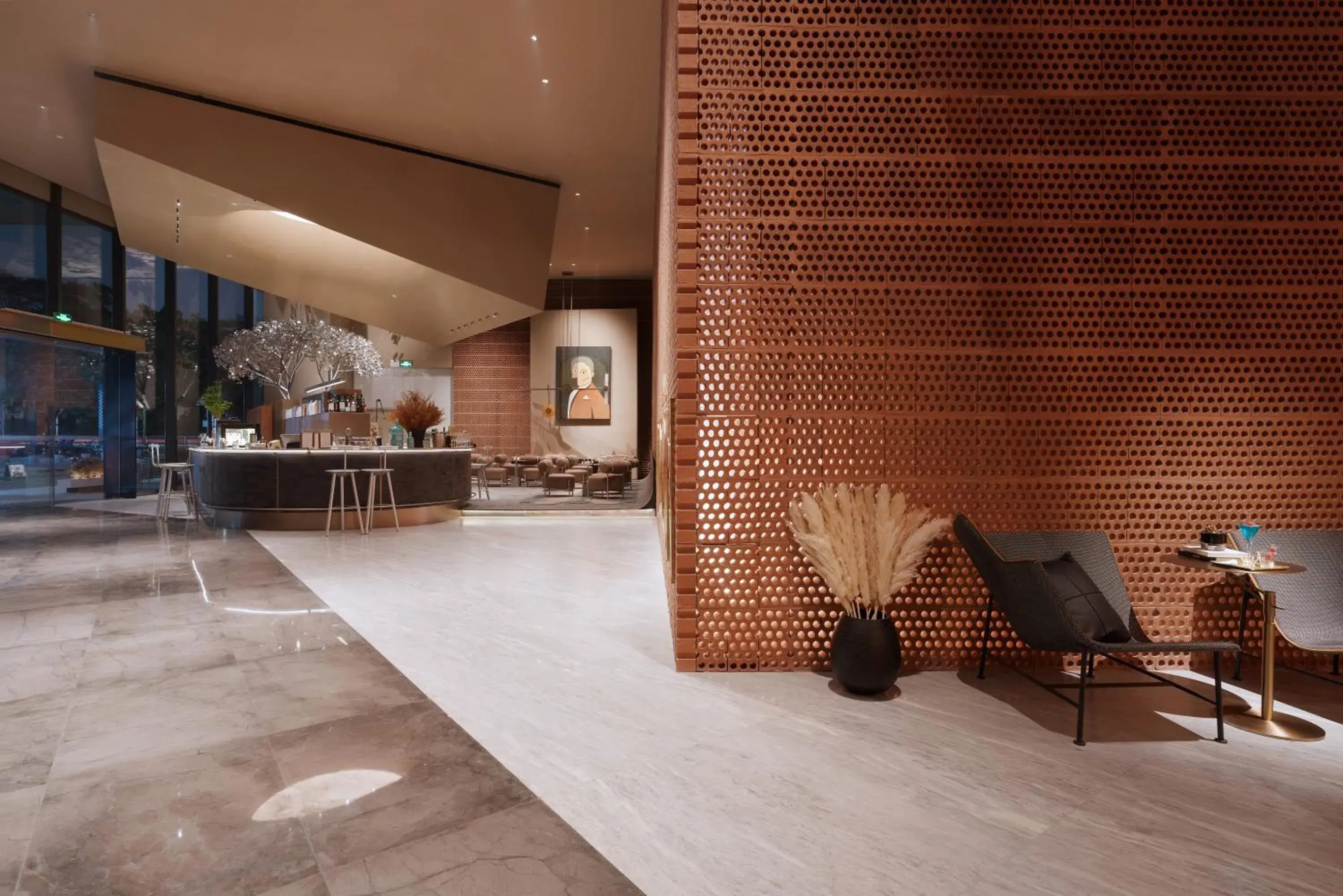 Lobby or reception in Grade Hotel Shenzhen Shekou Sea World Lobby or reception in Grade Hotel Shenzhen Shekou Sea World