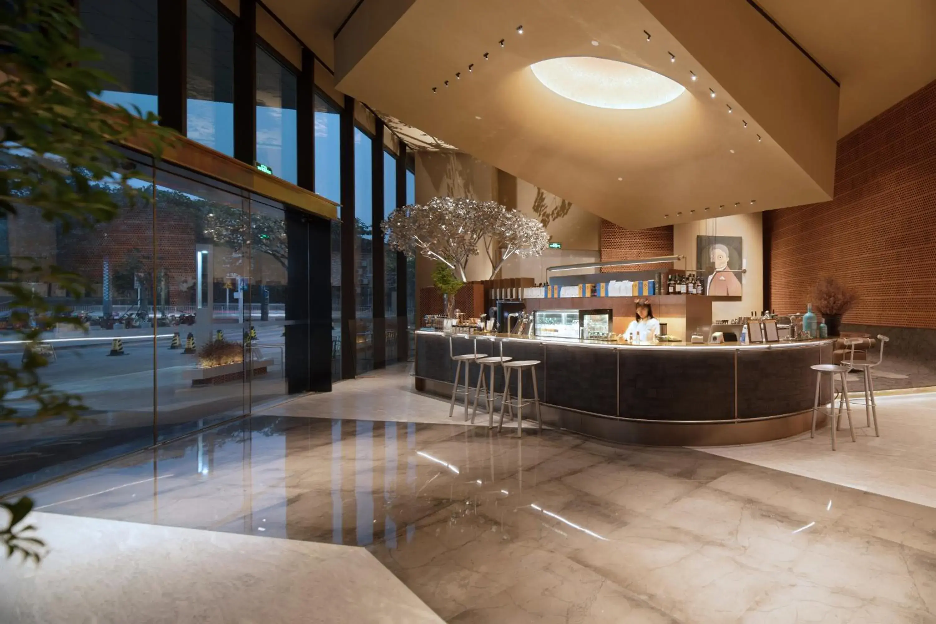 Lobby or reception in Grade Hotel Shenzhen Shekou Sea World Lobby or reception in Grade Hotel Shenzhen Shekou Sea World