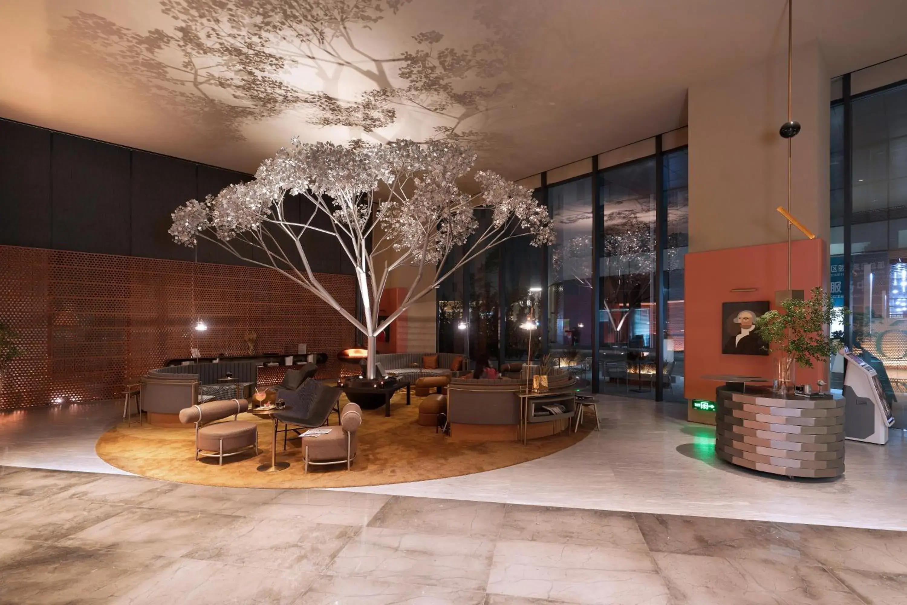 Lobby or reception in Grade Hotel Shenzhen Shekou Sea World Lobby or reception in Grade Hotel Shenzhen Shekou Sea World