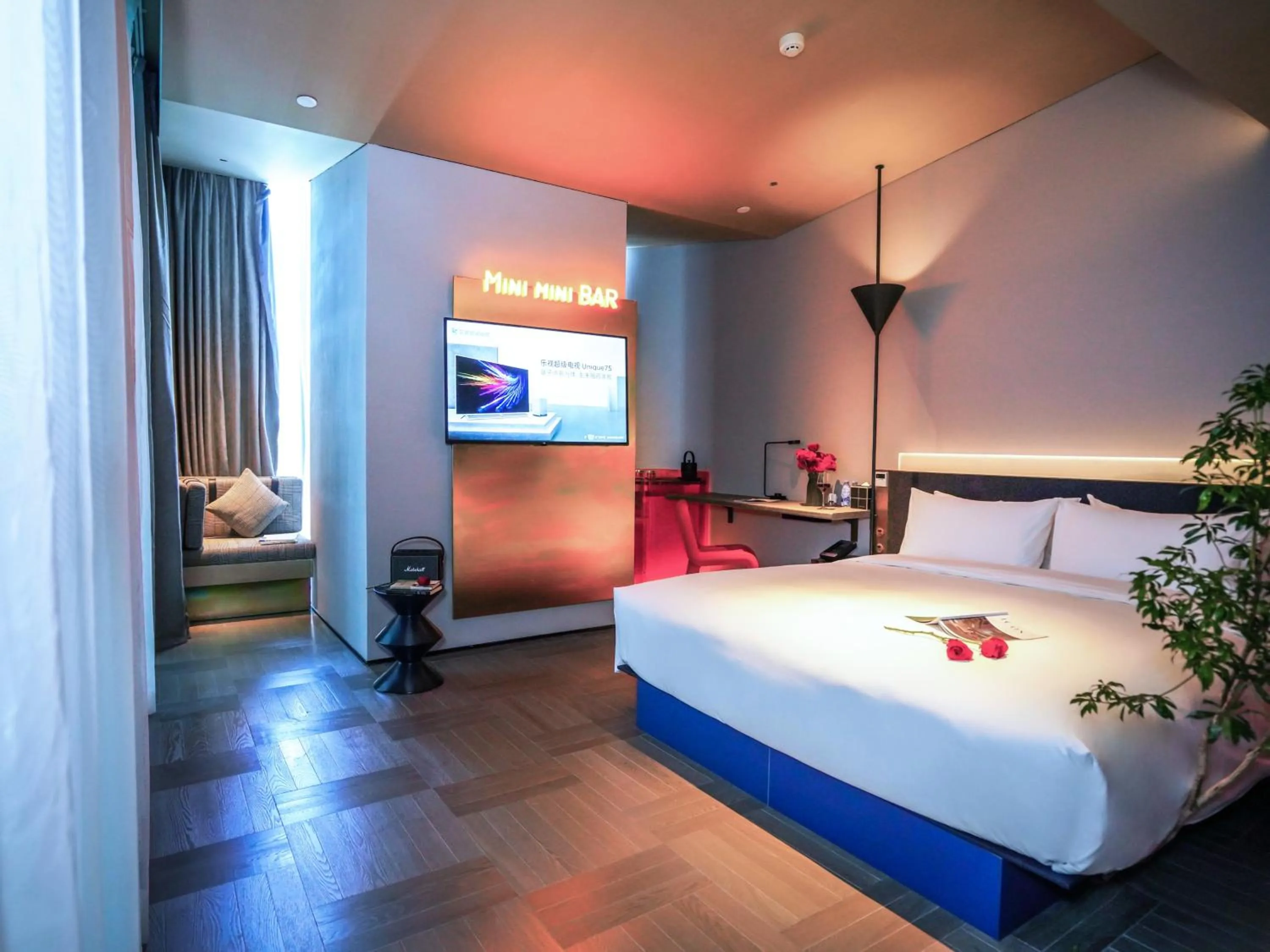 Bed in Grade Hotel Shenzhen Shekou Sea World