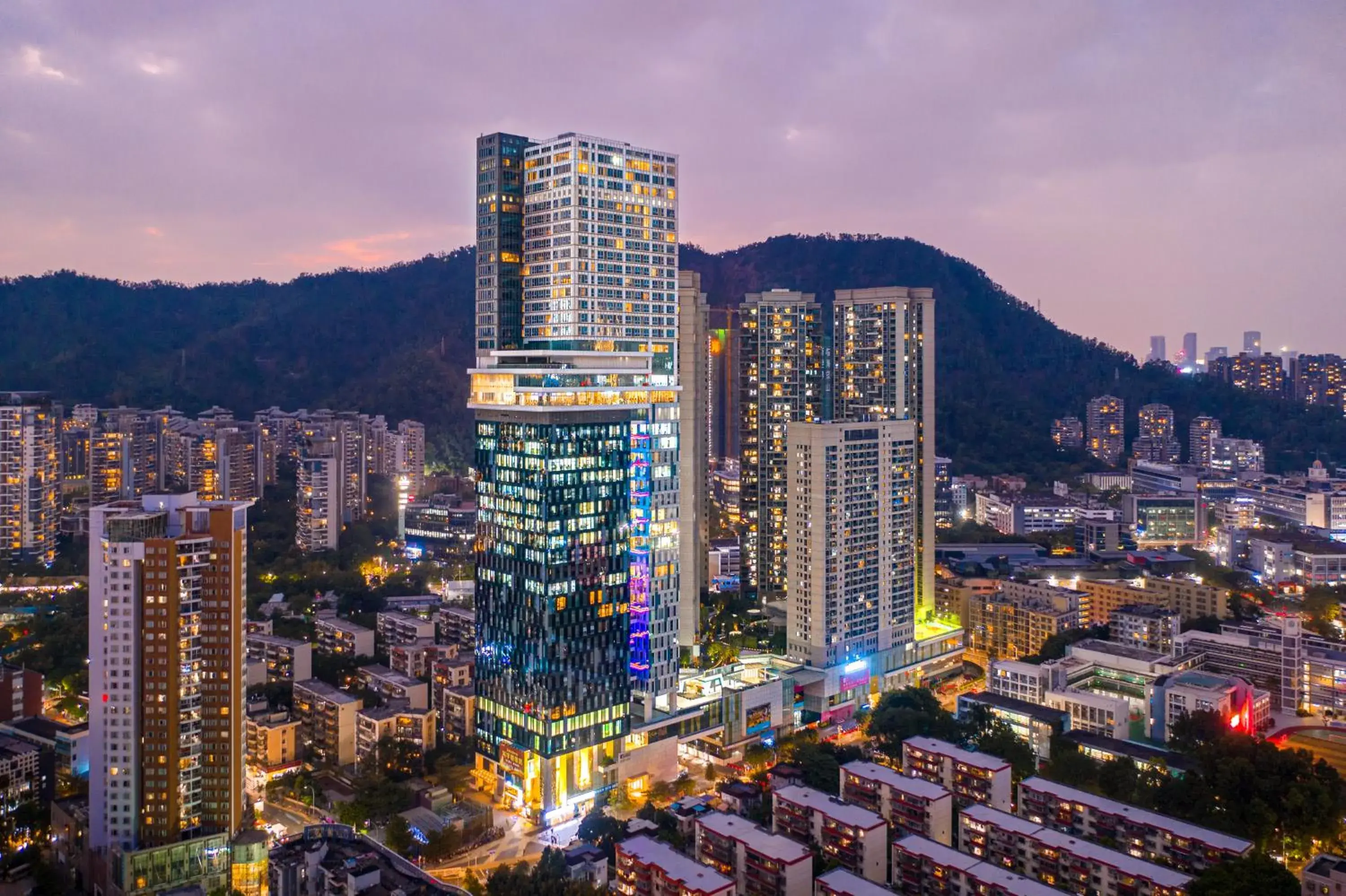 Bird's eye view in Grade Hotel Shenzhen Shekou Sea World Bird's eye view in Grade Hotel Shenzhen Shekou Sea World