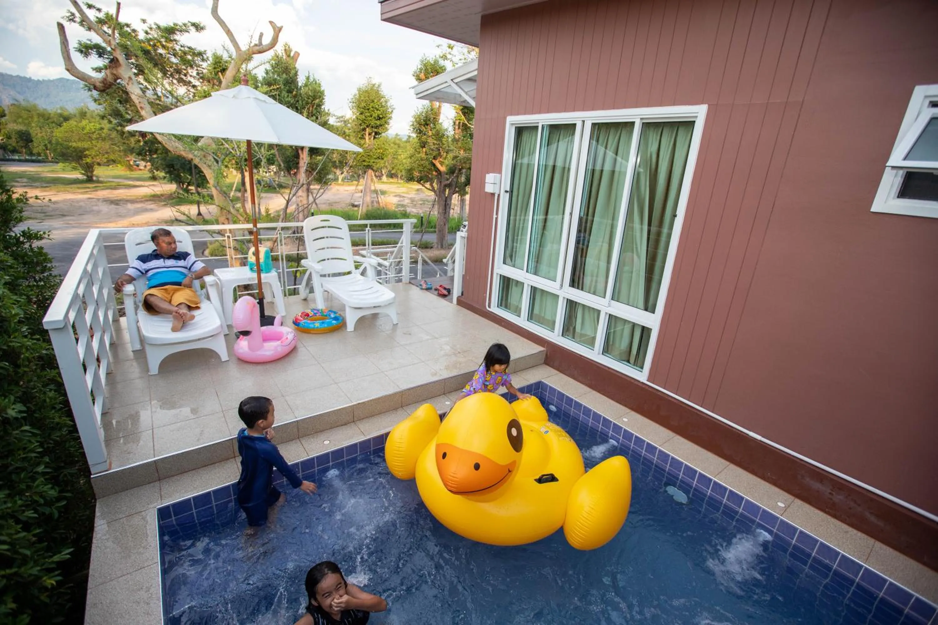 Swimming pool in The Chamuang Forest