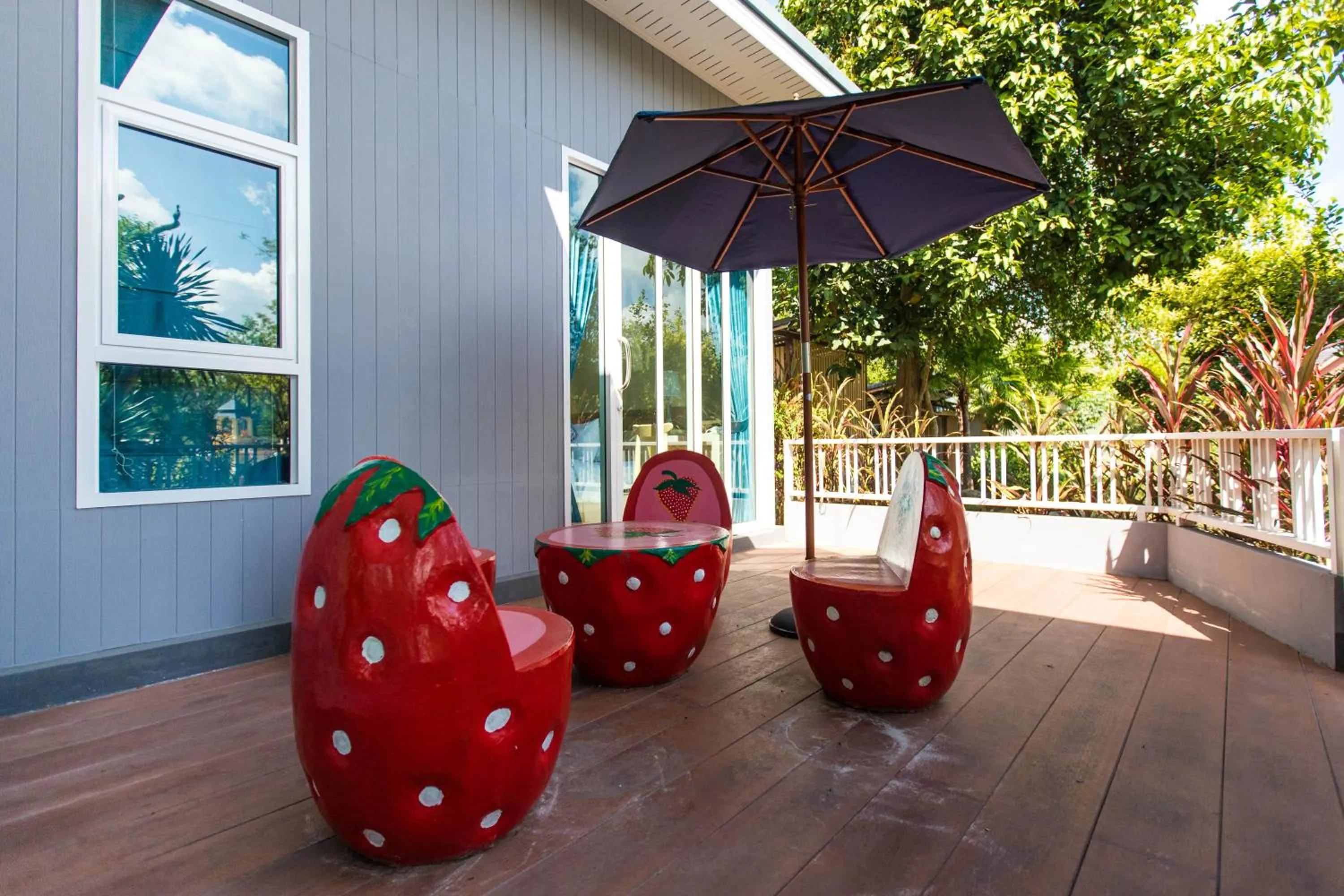Balcony/Terrace in The Chamuang Forest