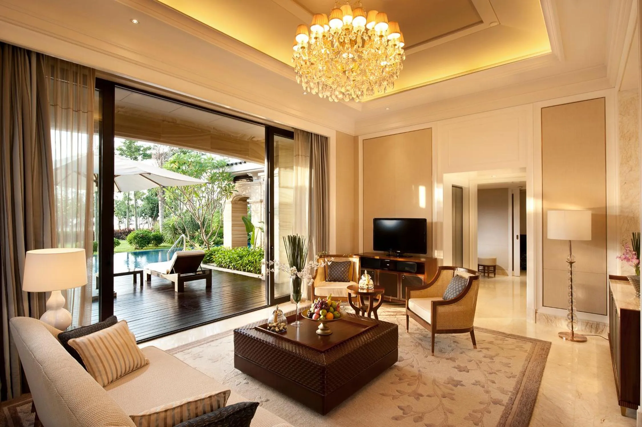 Living room in Wanda Reign Resort & Villas Sanya Haitang Bay