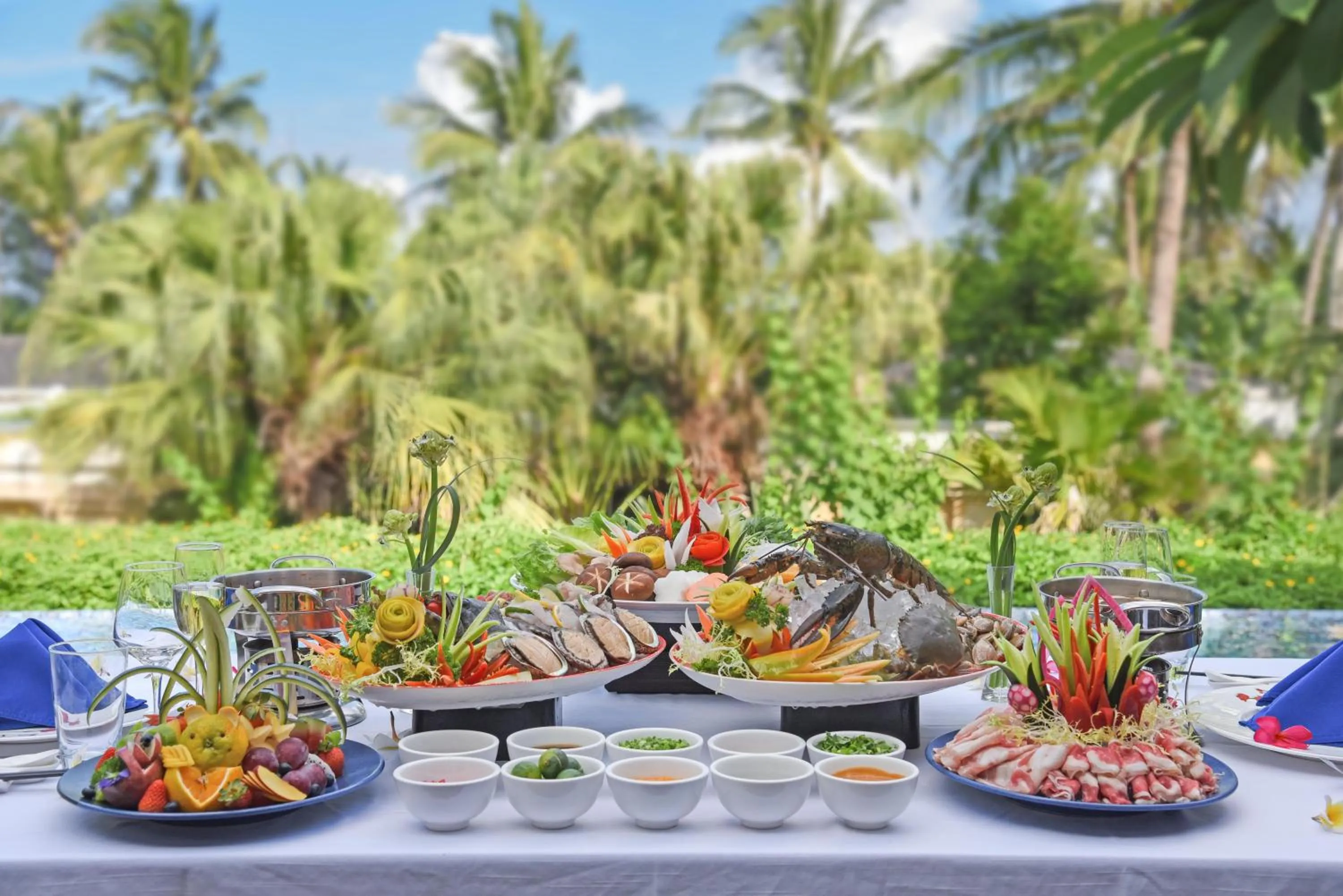 Dinner in Wanda Reign Resort & Villas Sanya Haitang Bay