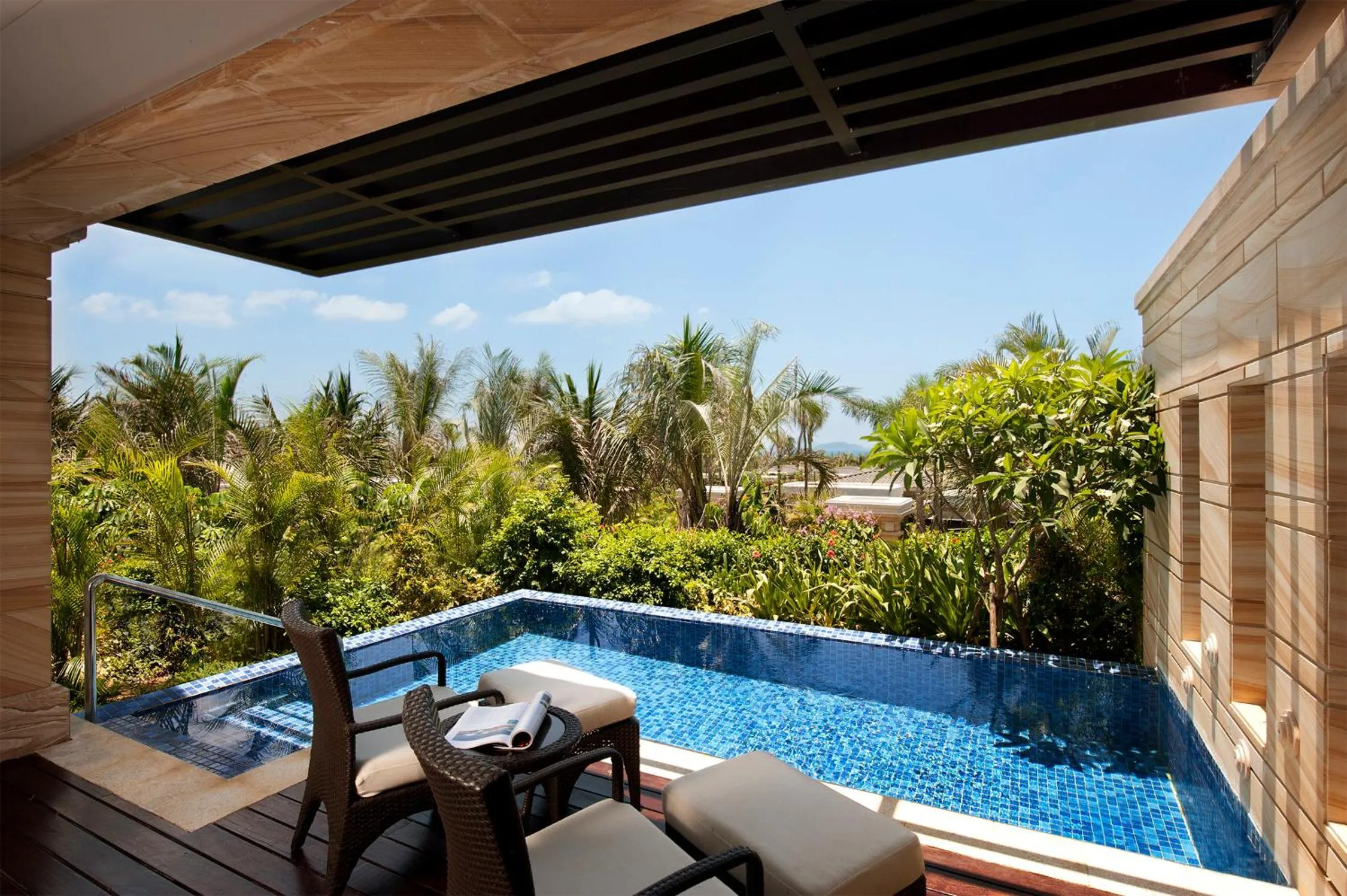 Pool view in Wanda Reign Resort & Villas Sanya Haitang Bay
