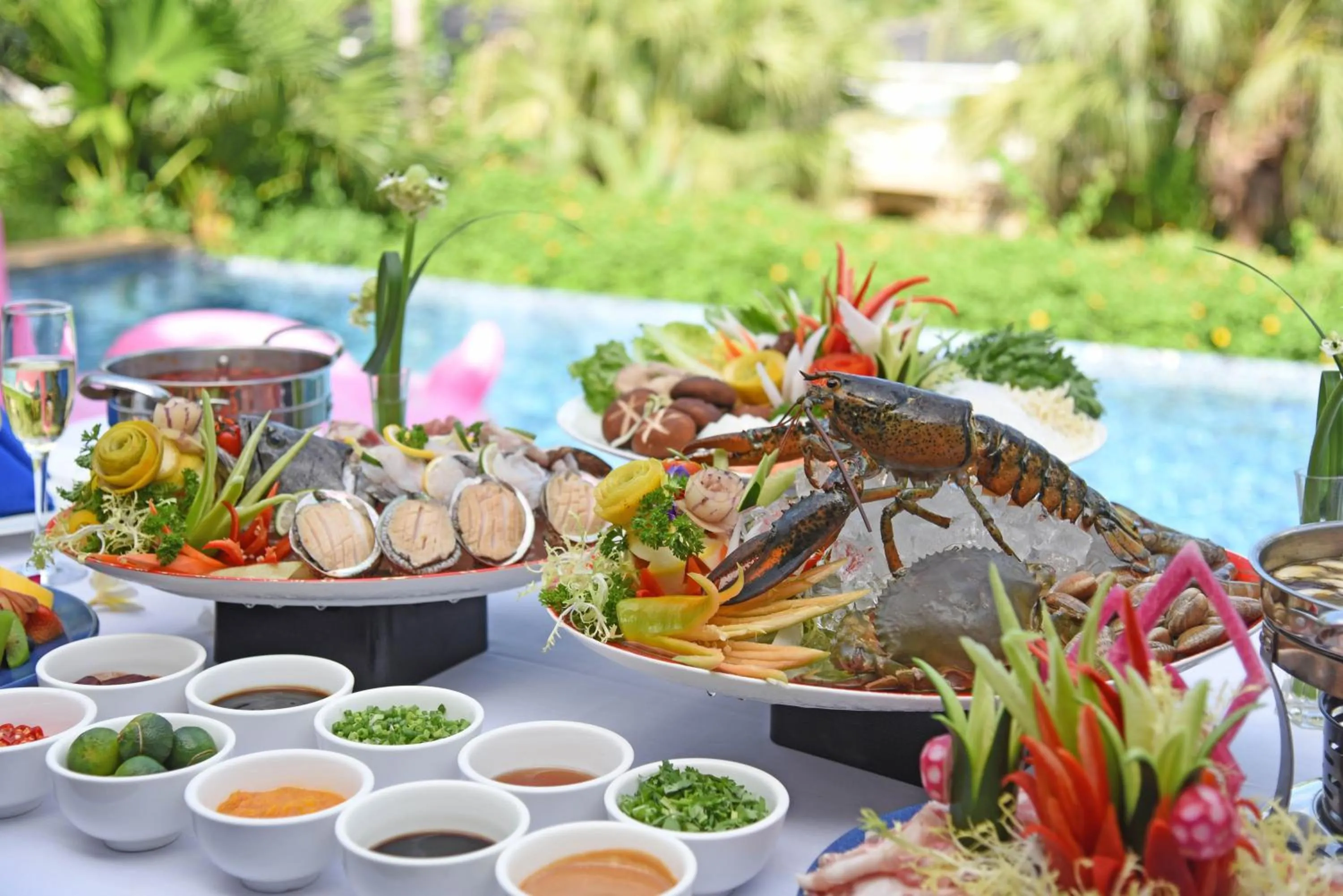 Dinner in Wanda Reign Resort & Villas Sanya Haitang Bay