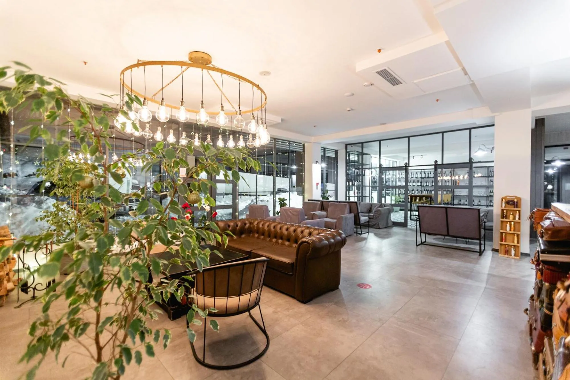 Lobby or reception in Hotel Roshe Gudauri