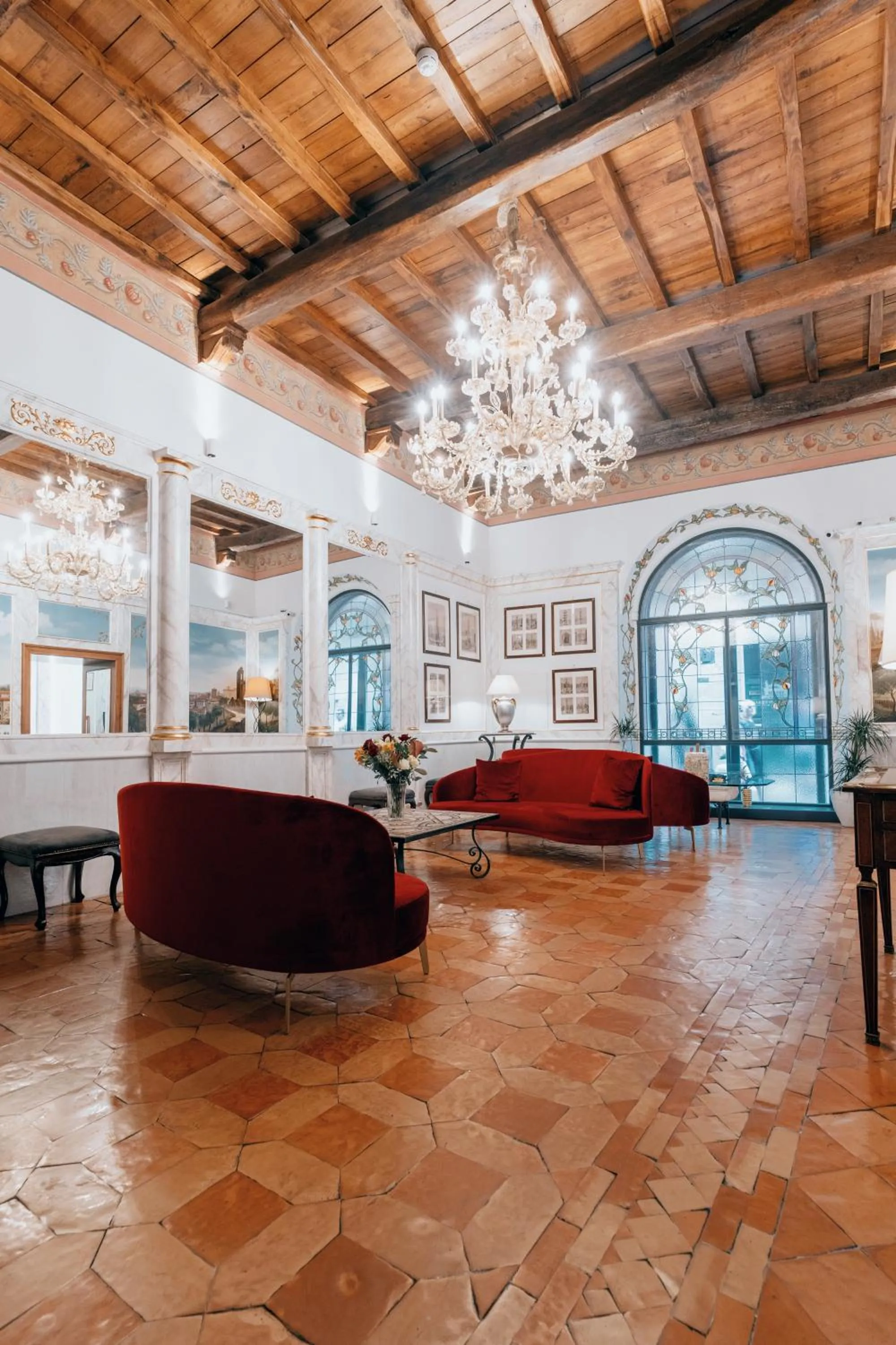 Lobby or reception in Hotel Pantheon