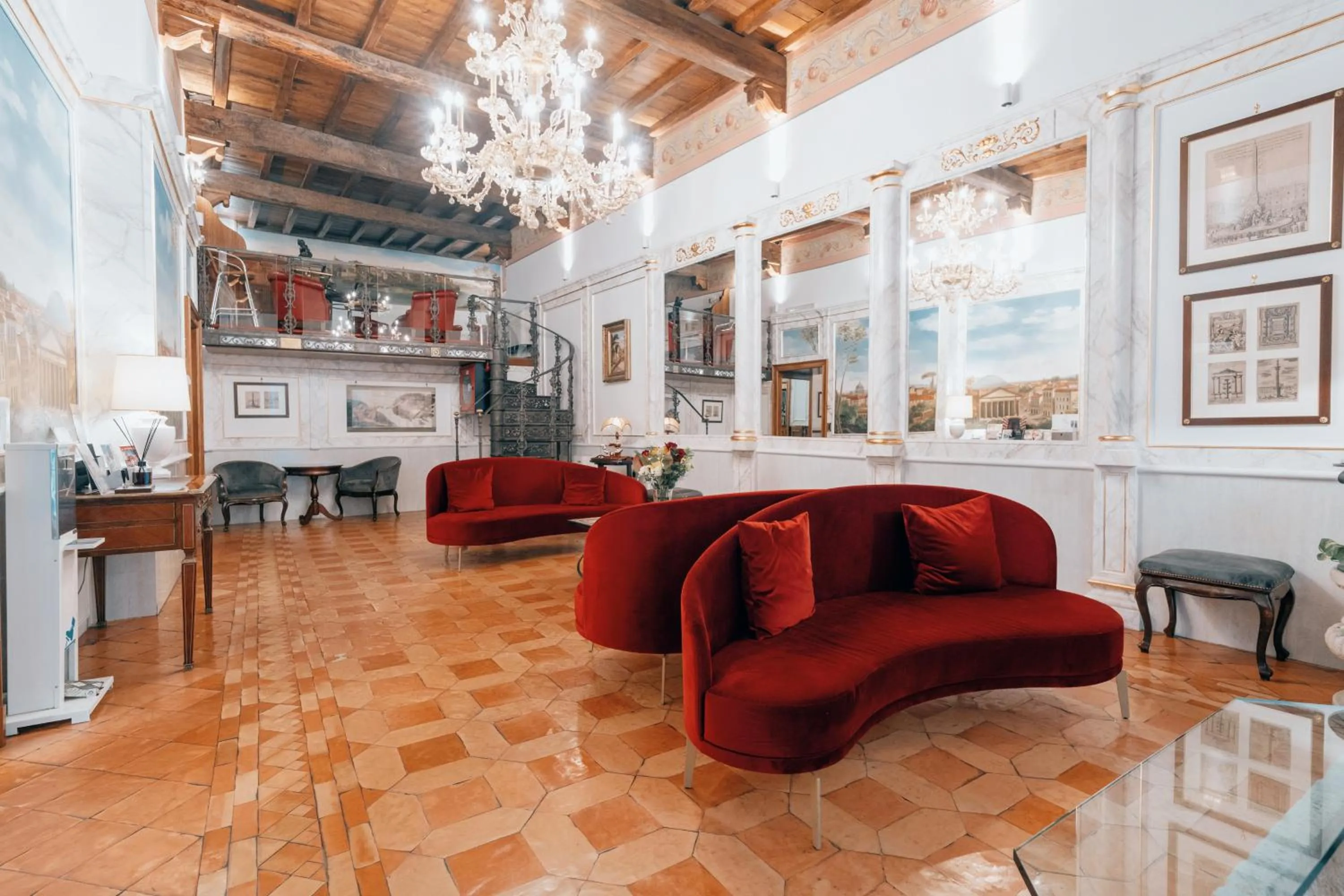 Lobby or reception in Hotel Pantheon