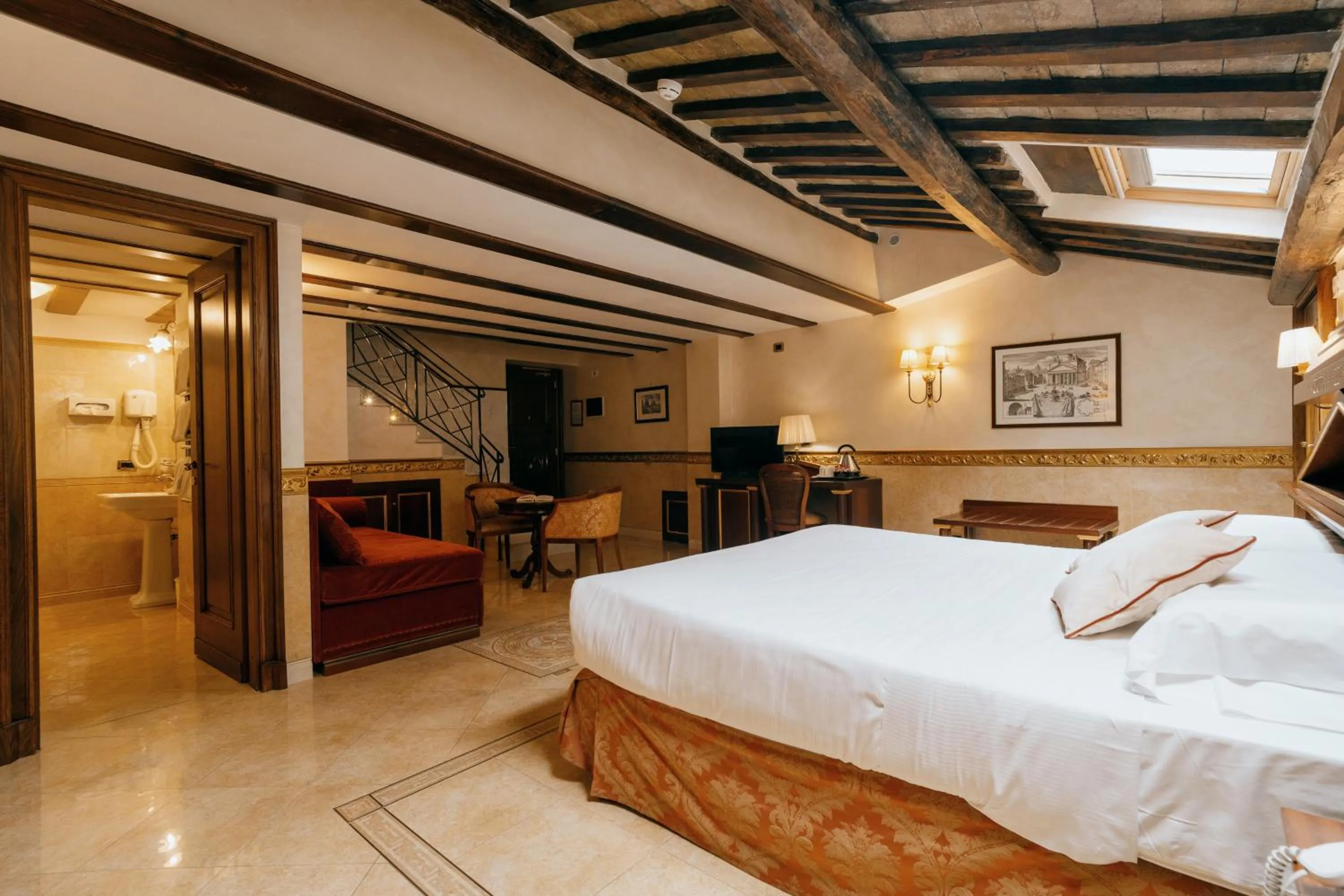 Bed in Hotel Pantheon