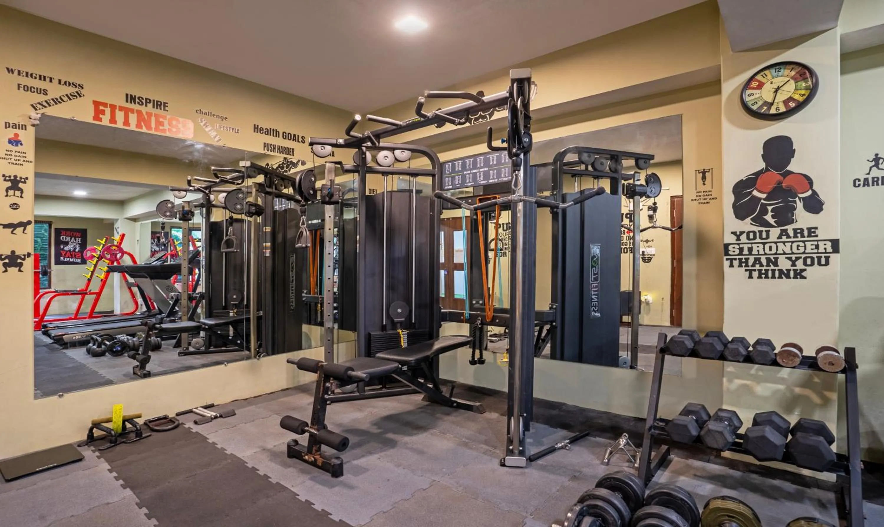 Fitness centre/facilities in Tempo Heritage Resort & Spa