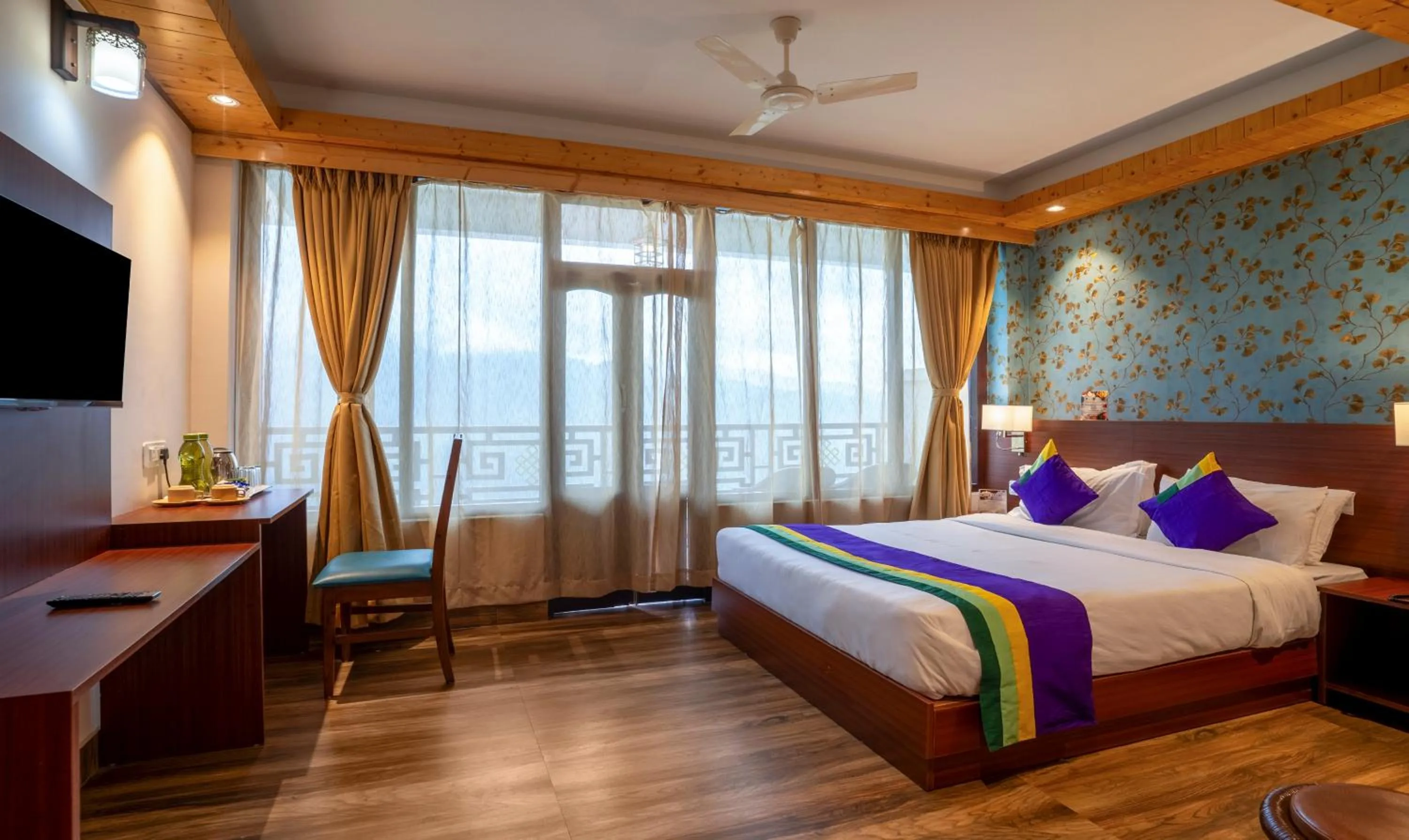 Bed in Tempo Heritage Resort & Spa
