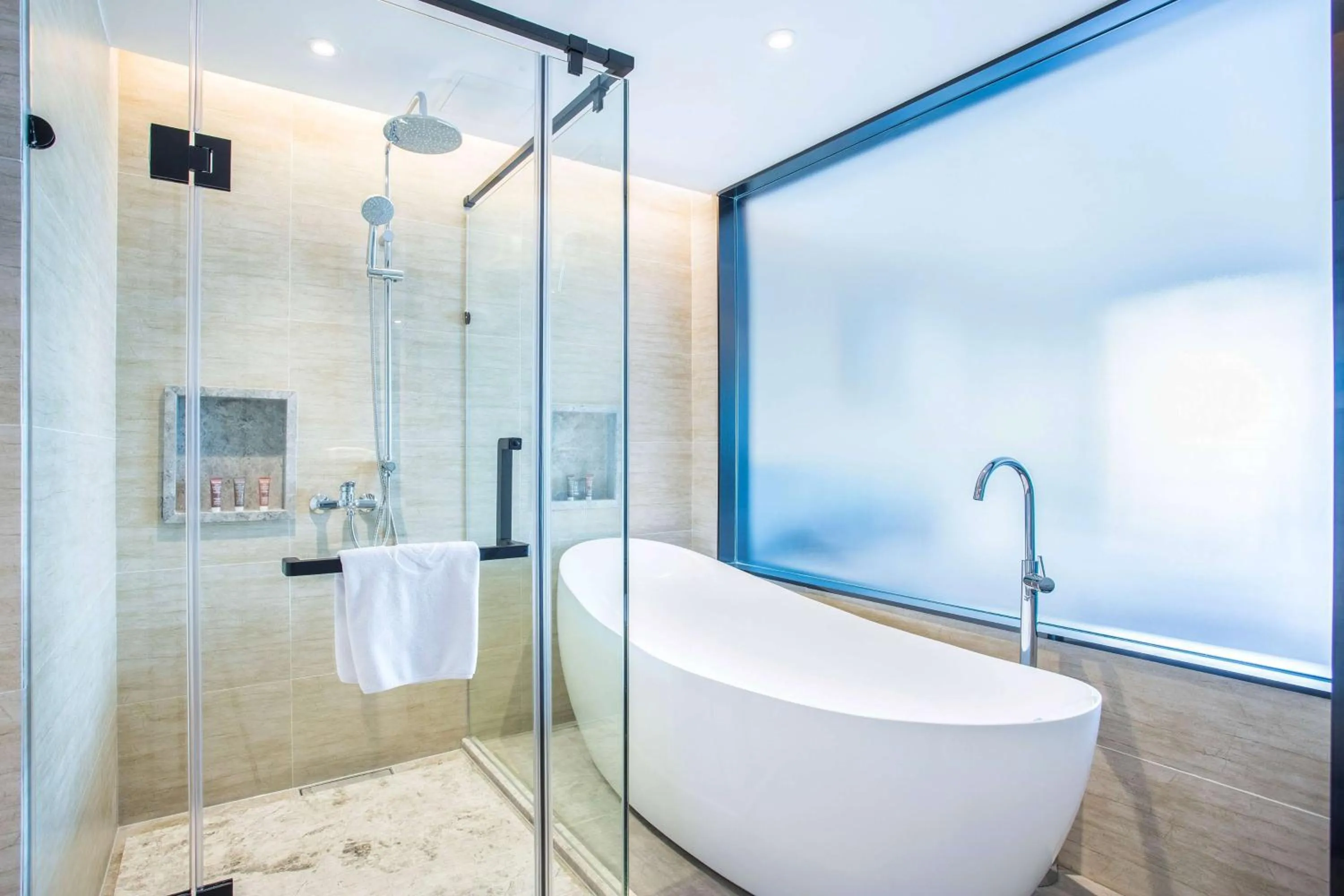 Bathroom in Wyndham Garden Heyuan