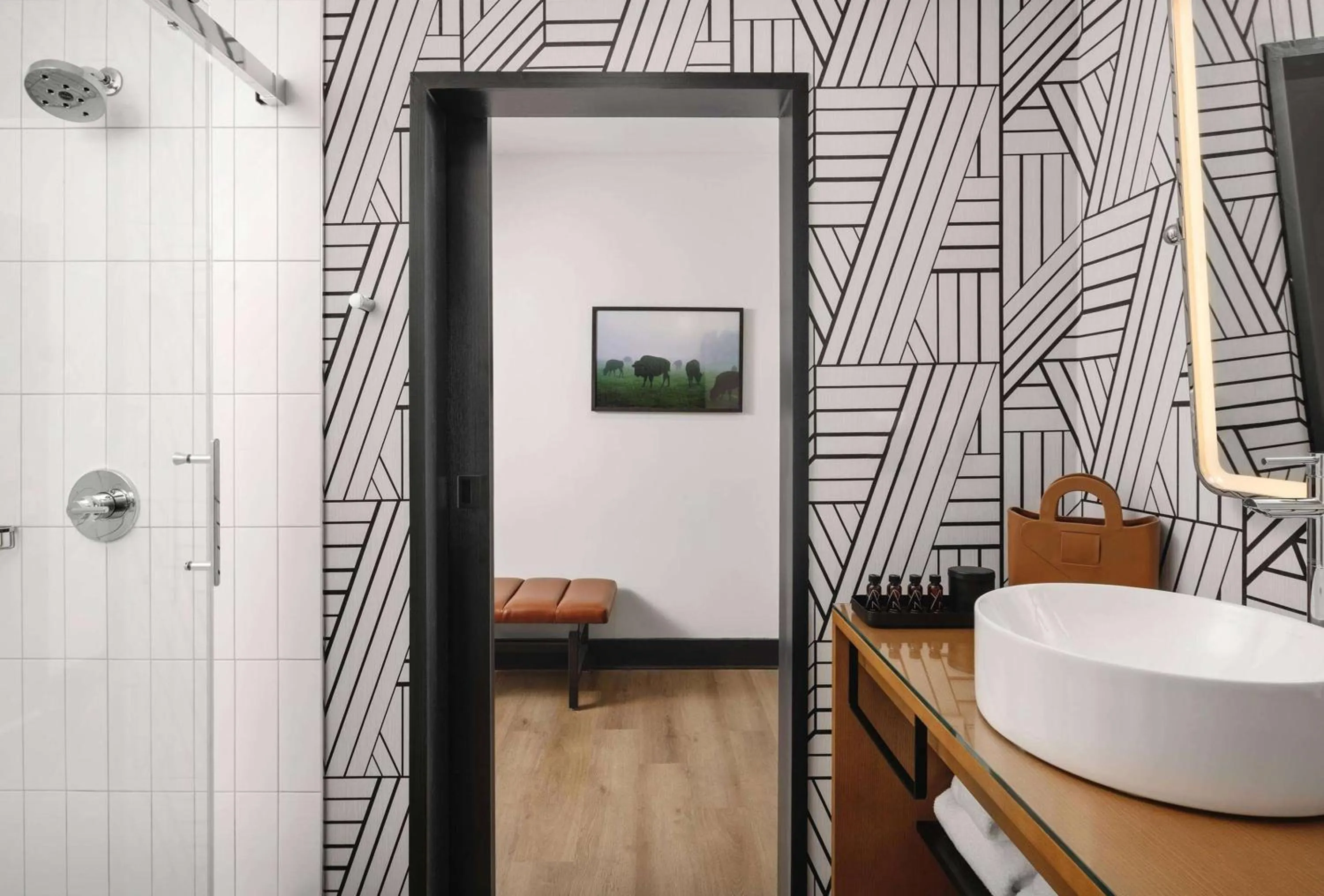 Bathroom in Hotel Tupelo, a Wyndham Hotel