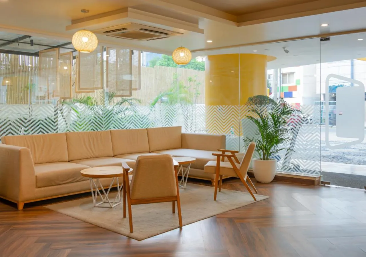 Lobby or reception in Bloom Hotel - HITEC City