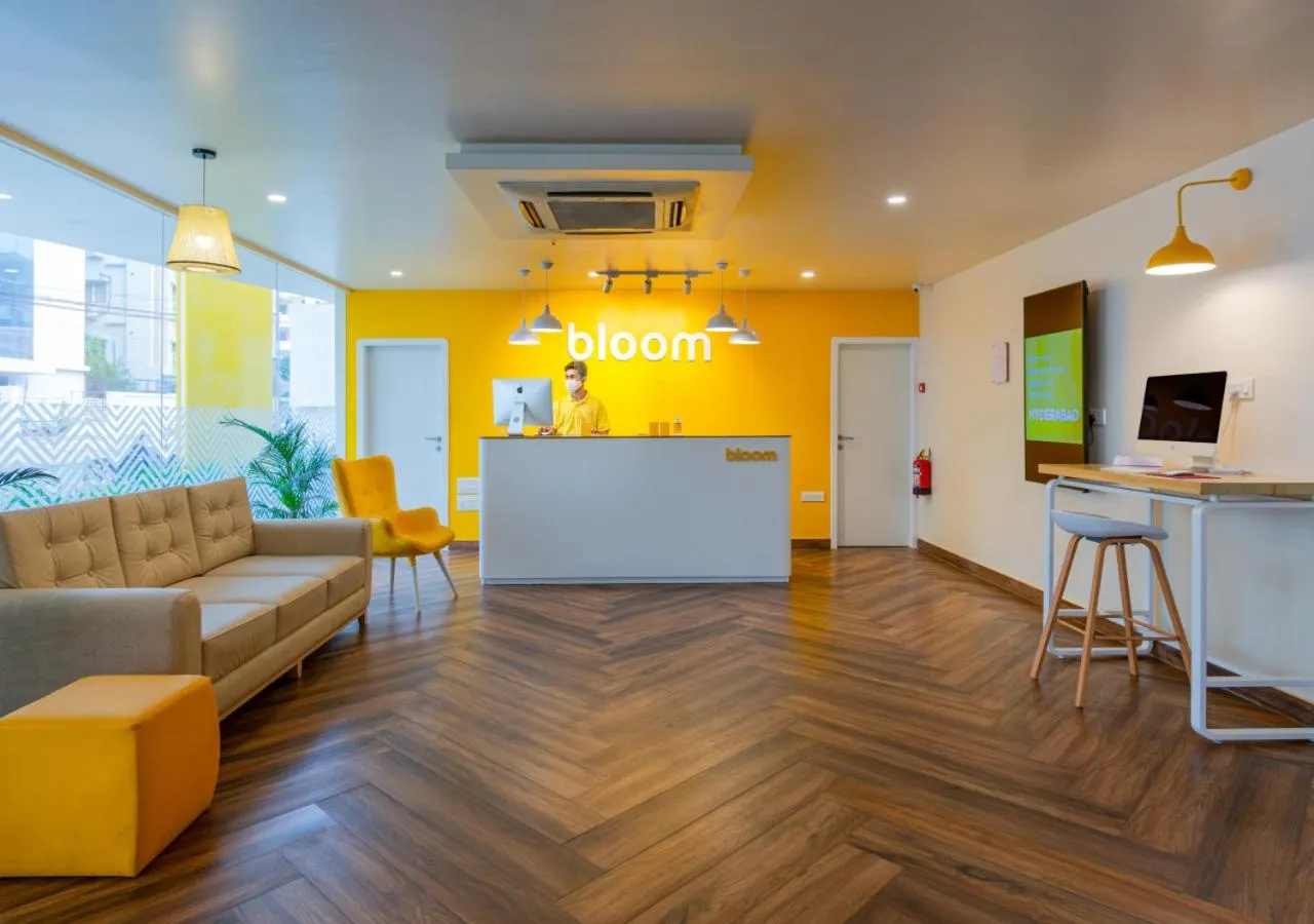 Lobby or reception in Bloom Hotel - HITEC City