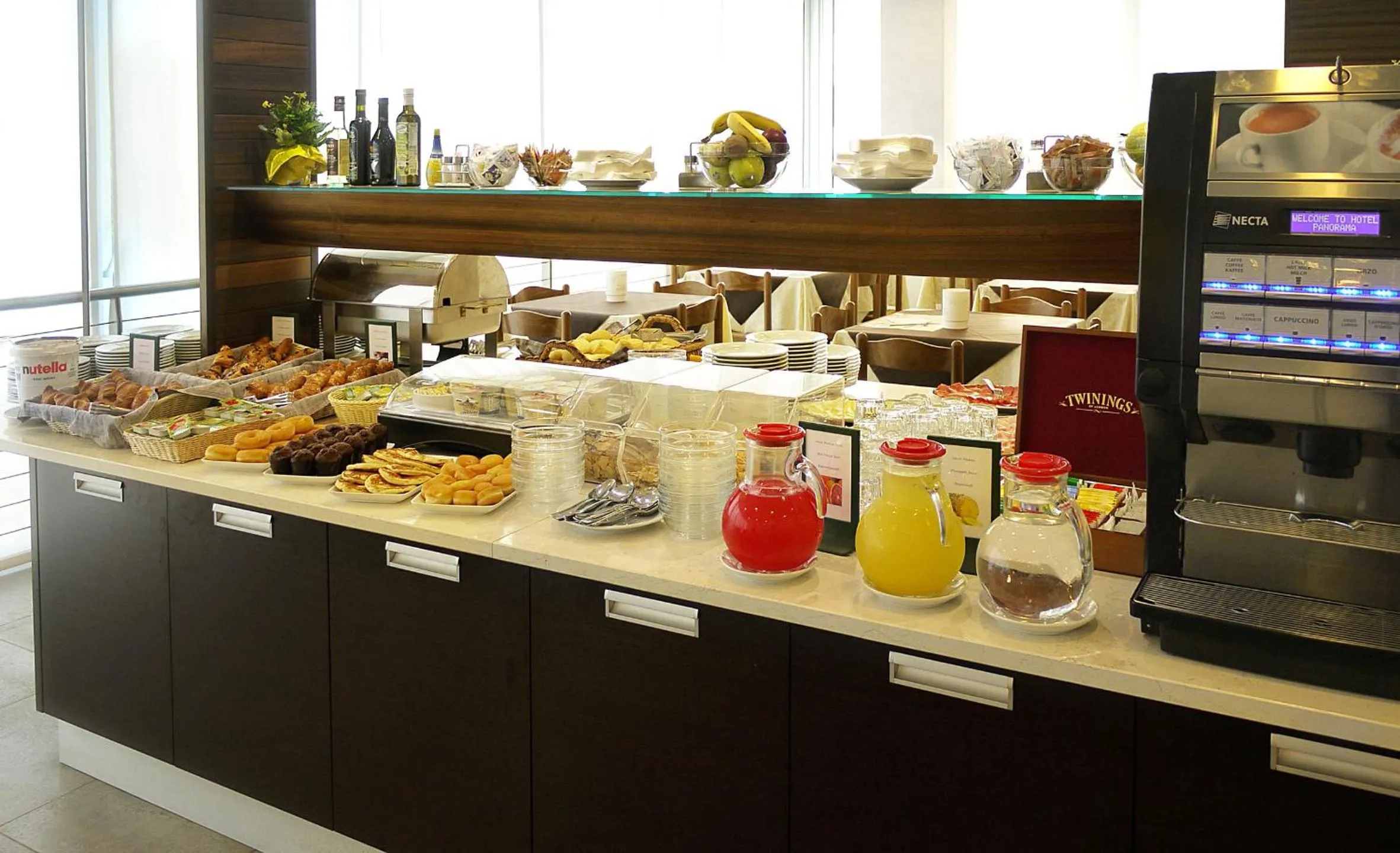 Food and drinks in Hotel Panorama