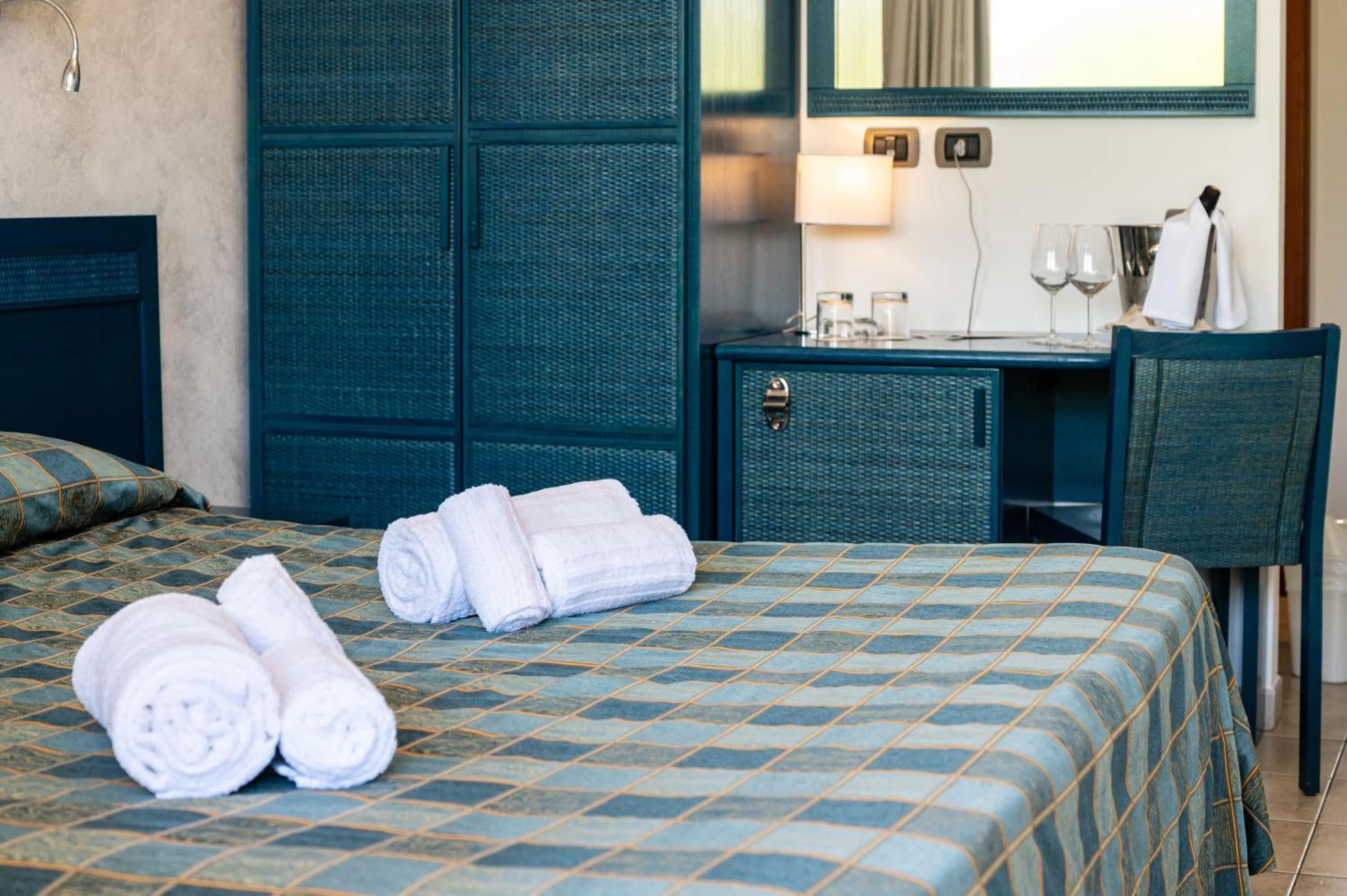 Bed in Hotel Baia Del Capitano