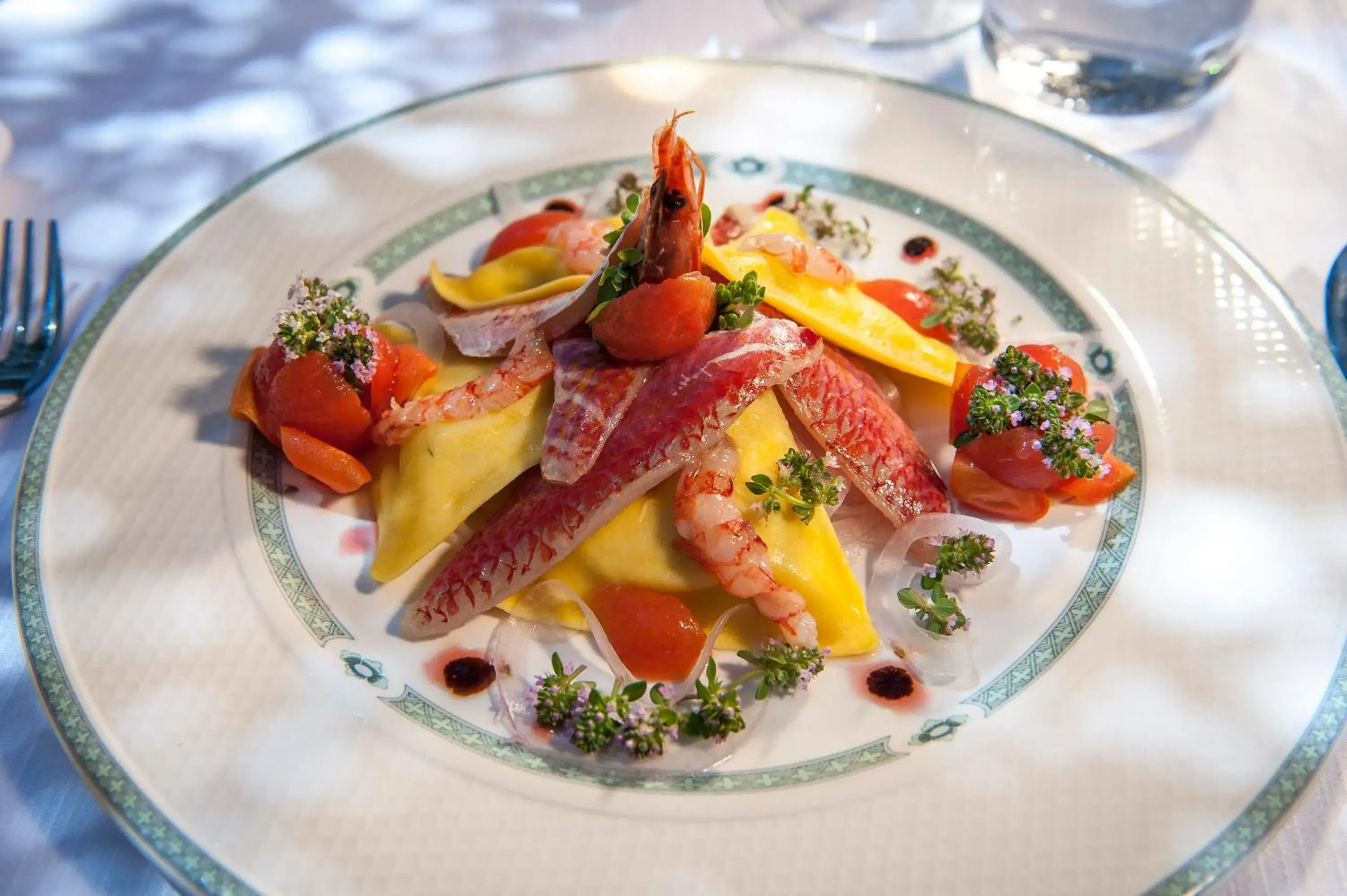 Food close-up in Hotel Baia Del Capitano Food close-up in Hotel Baia Del Capitano