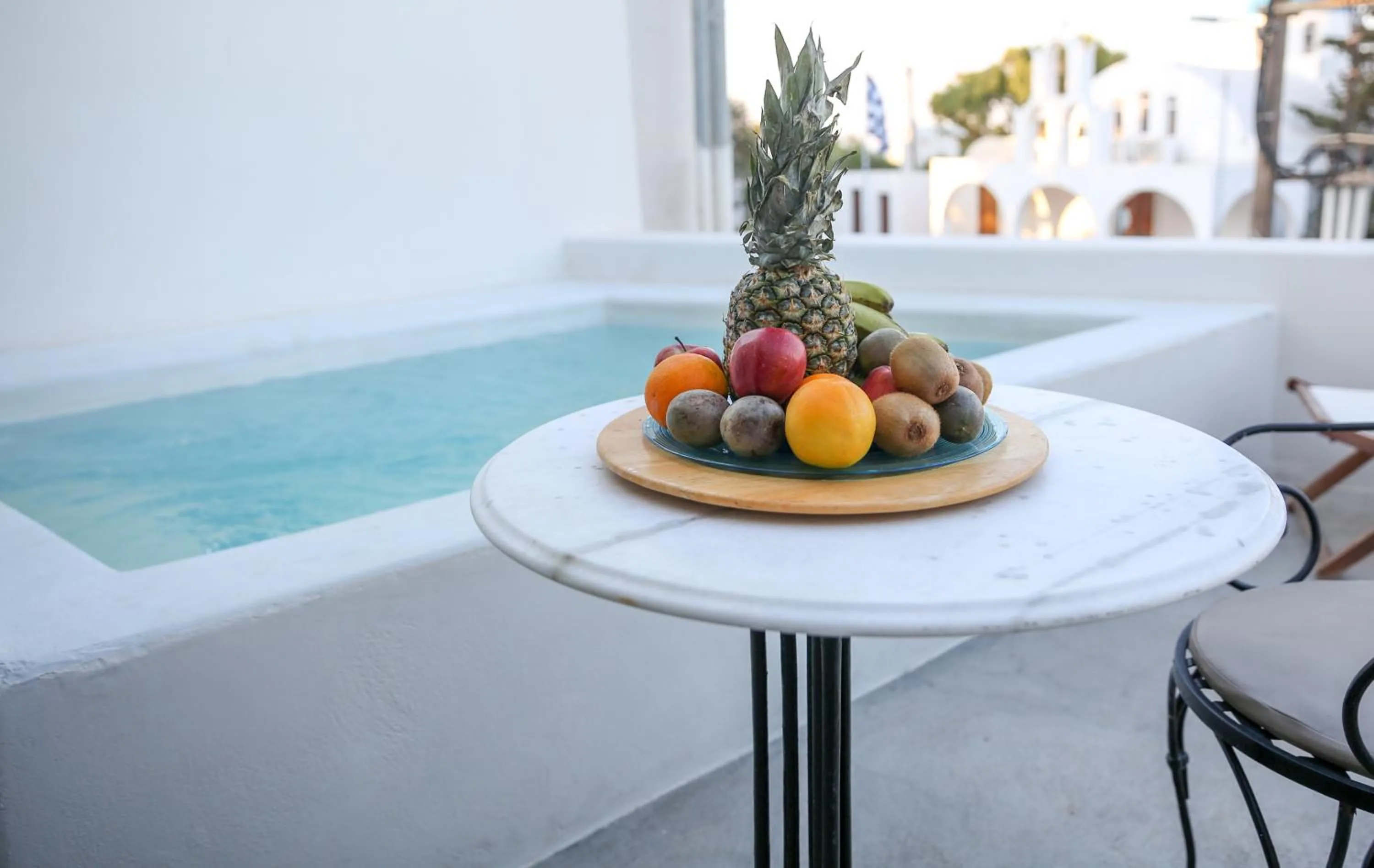 Pool view in La Maltese Estate