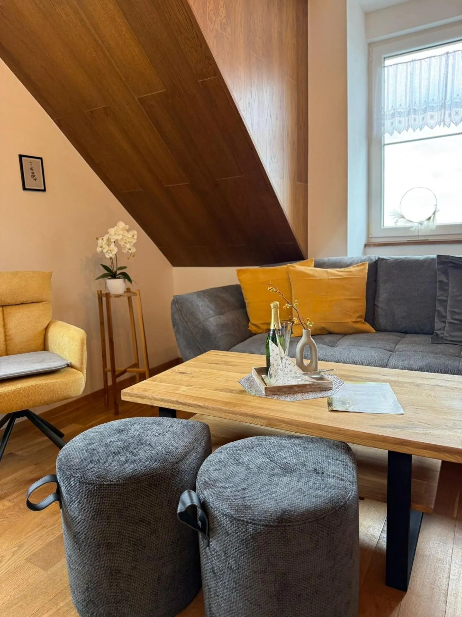 Living room in Apartmán U Tří smrků