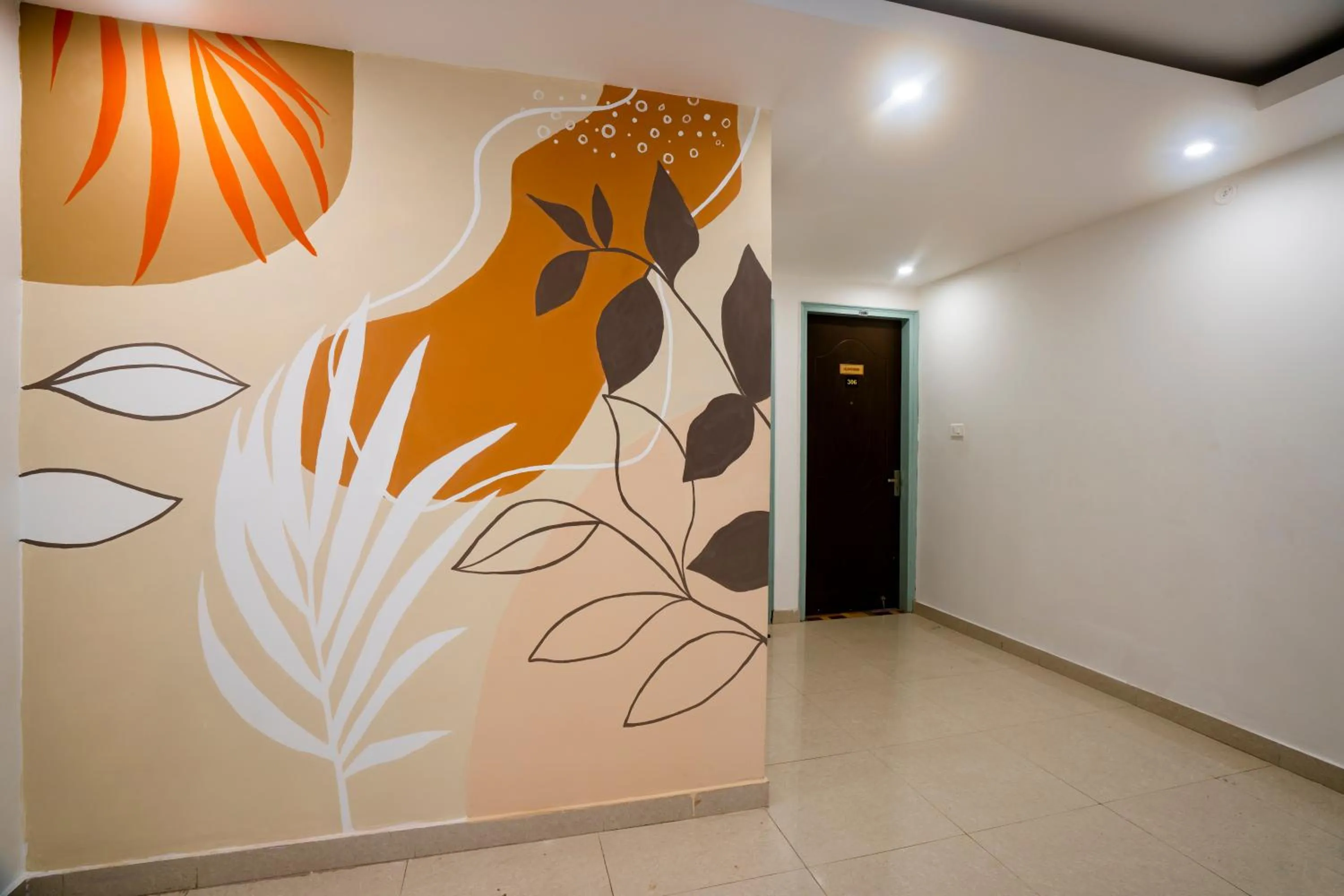 Decorative detail in Zostel Rishikesh, Laxman Jhula