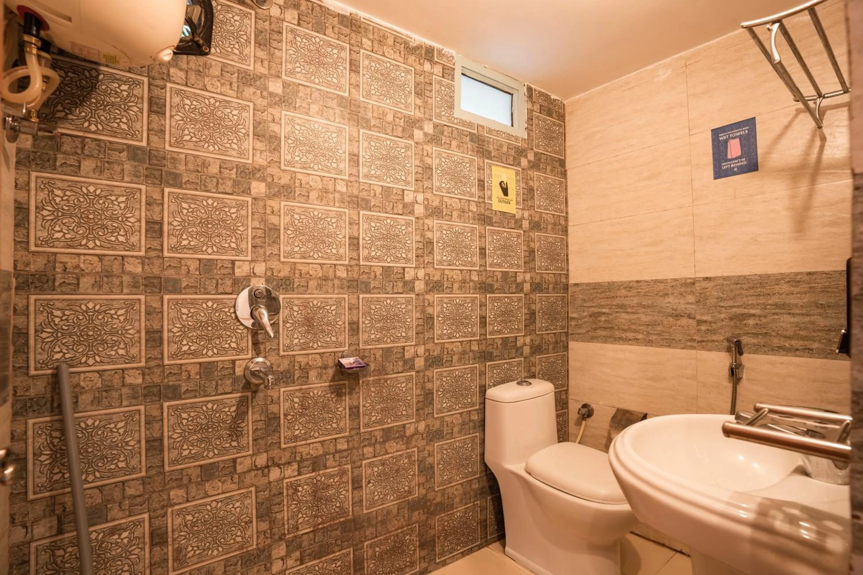 Bathroom in Zostel Rishikesh, Laxman Jhula