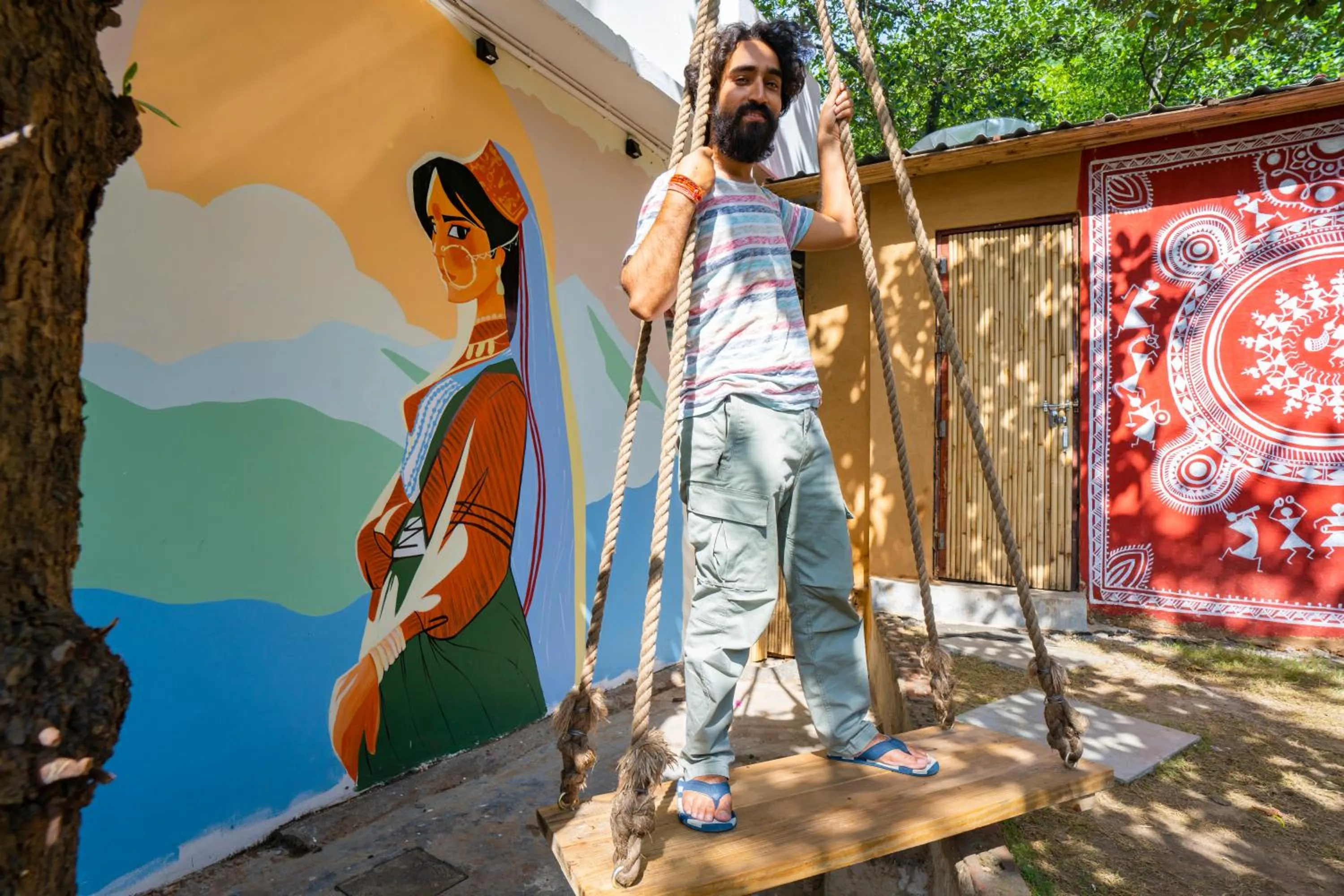 Day in Zostel Rishikesh, Laxman Jhula