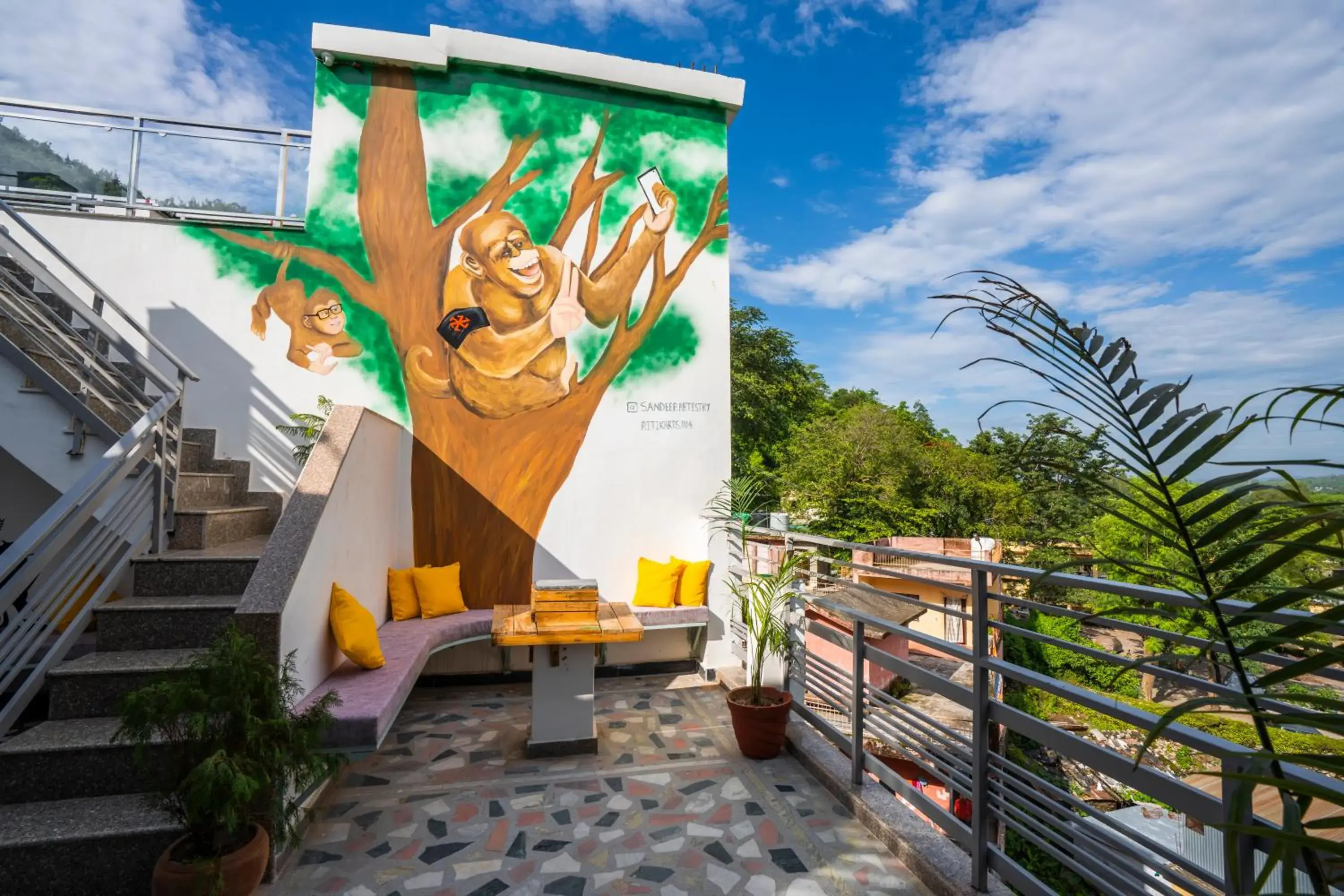 Property building in Zostel Rishikesh, Laxman Jhula Property building in Zostel Rishikesh, Laxman Jhula