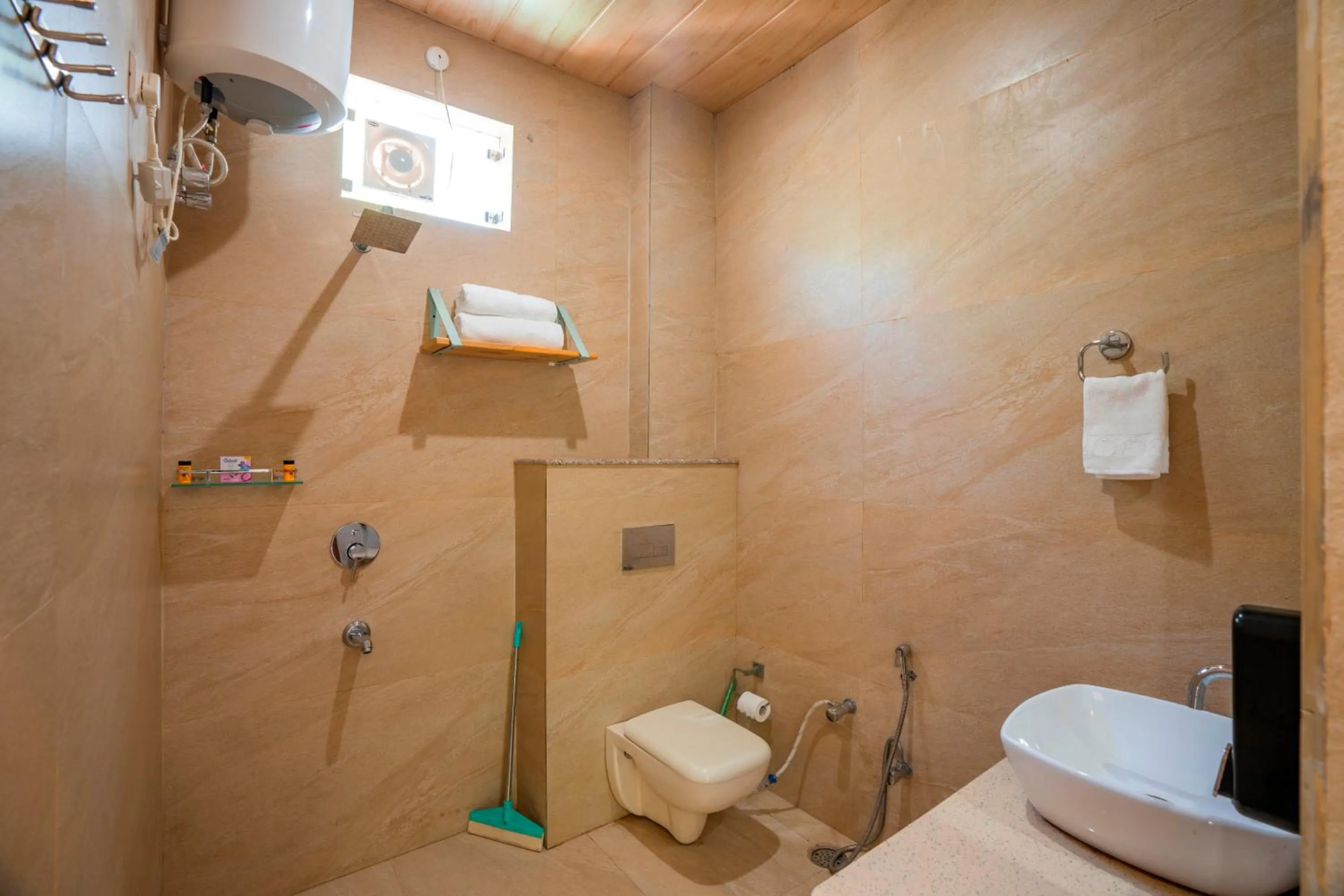 Bathroom in Zostel Rishikesh, Laxman Jhula