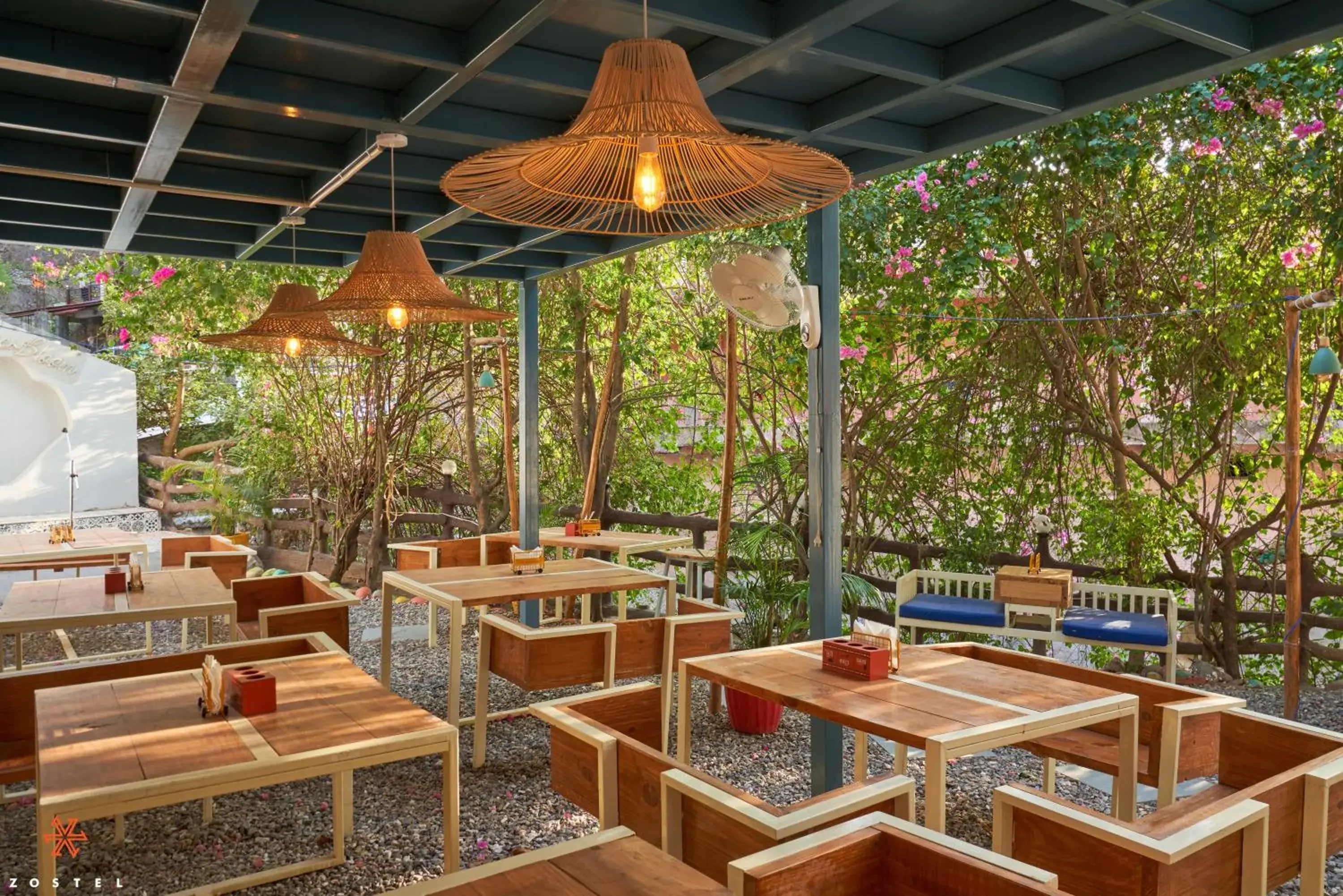 Restaurant/places to eat in Zostel Rishikesh, Laxman Jhula Restaurant/places to eat in Zostel Rishikesh, Laxman Jhula