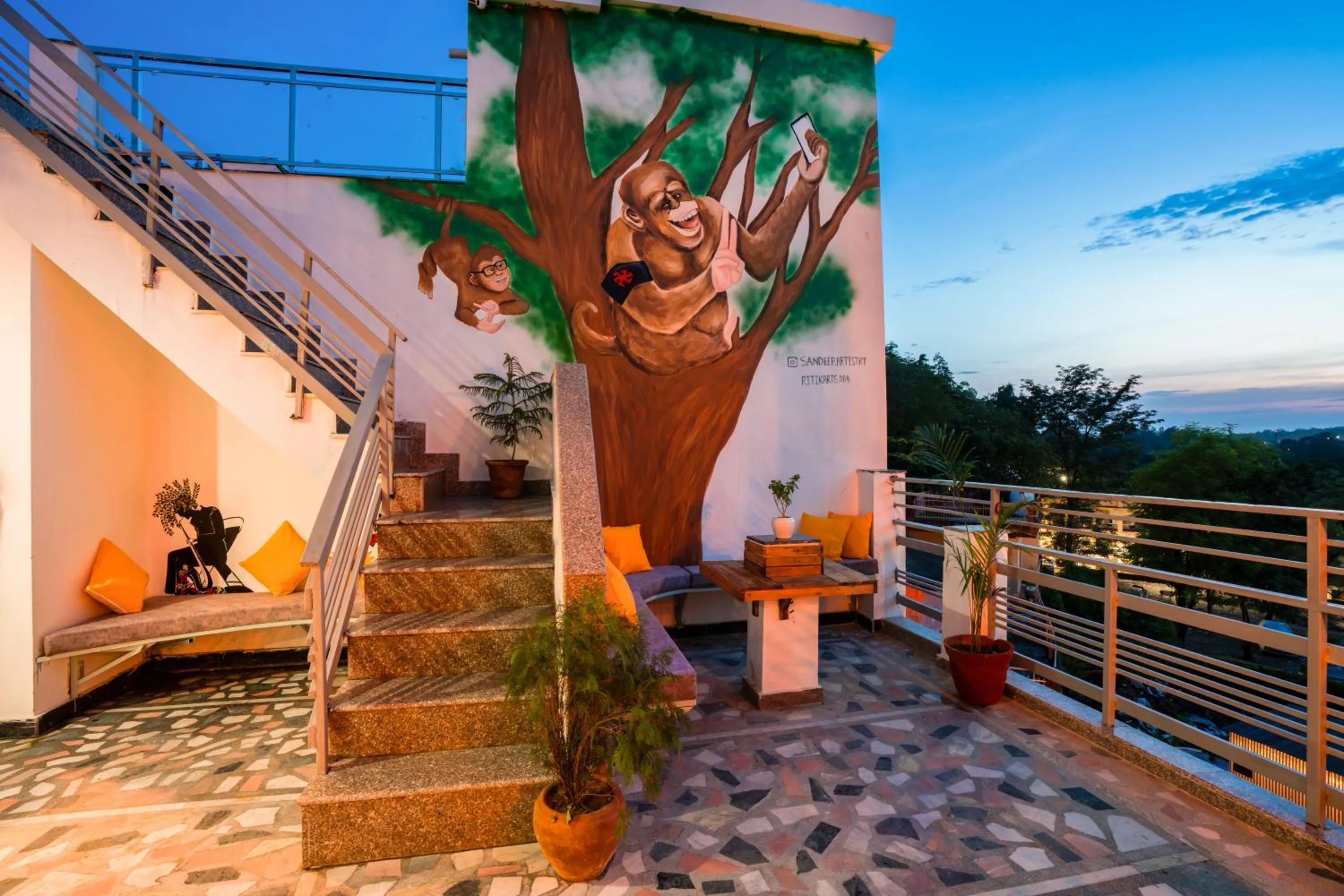 Day in Zostel Rishikesh, Laxman Jhula