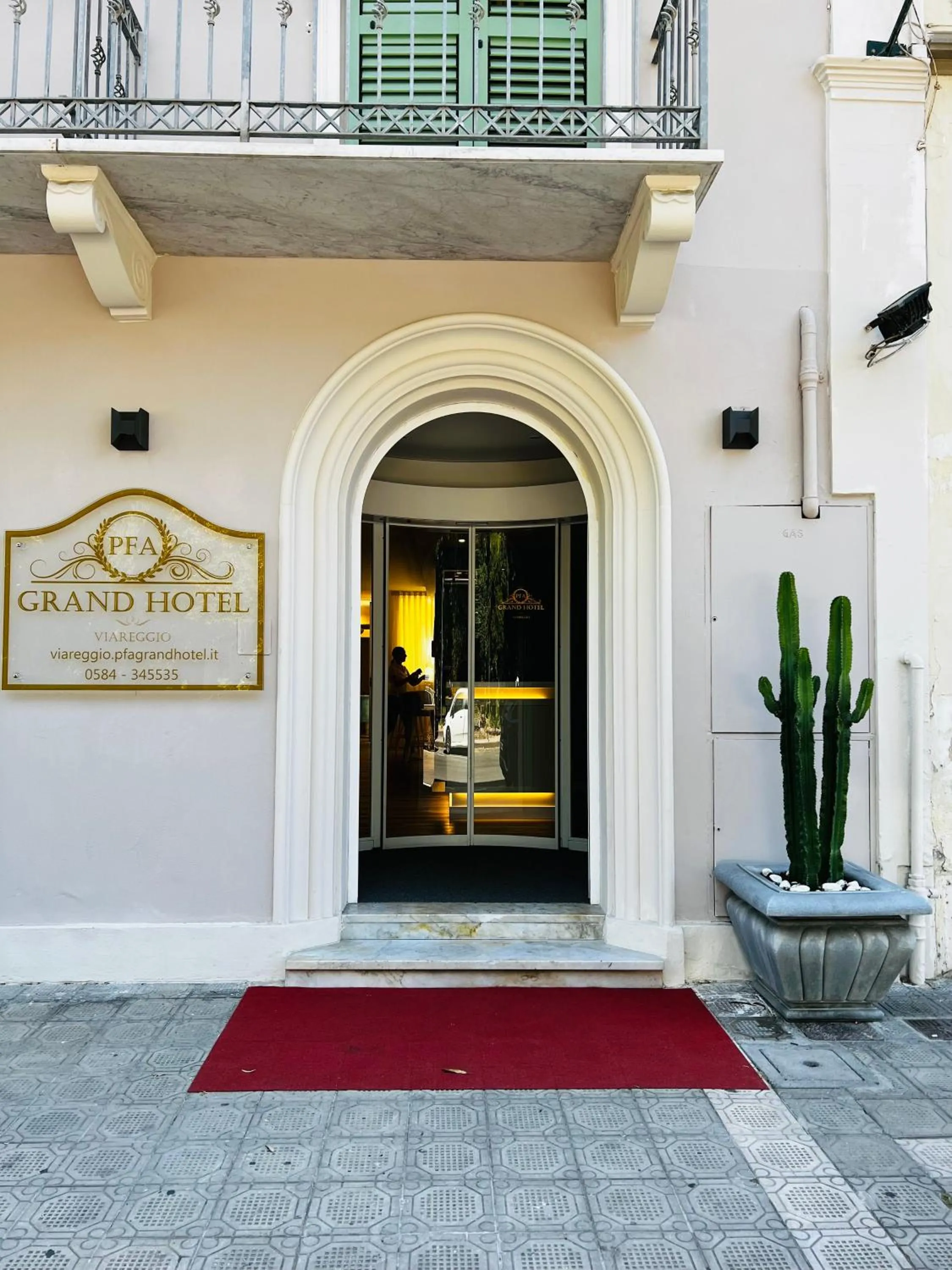 Property building in PFA Hotel Viareggio