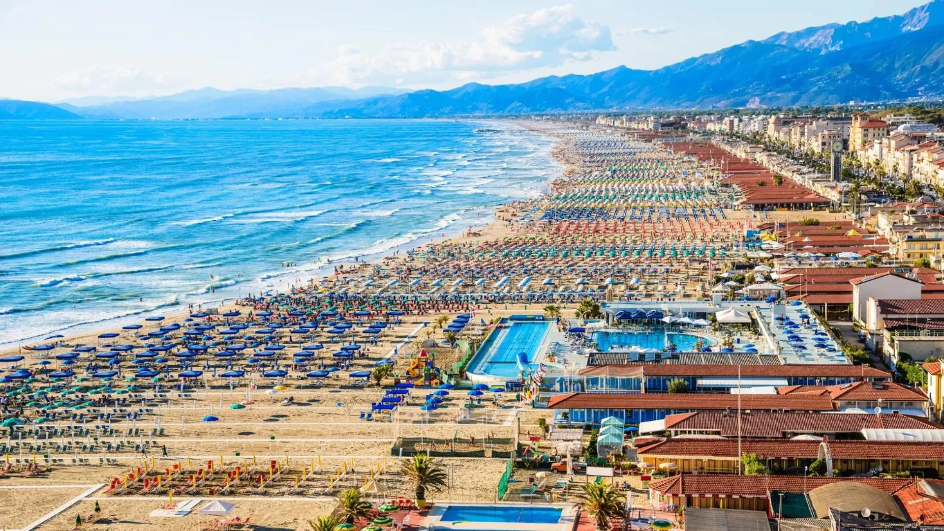 Beach in PFA Hotel Viareggio