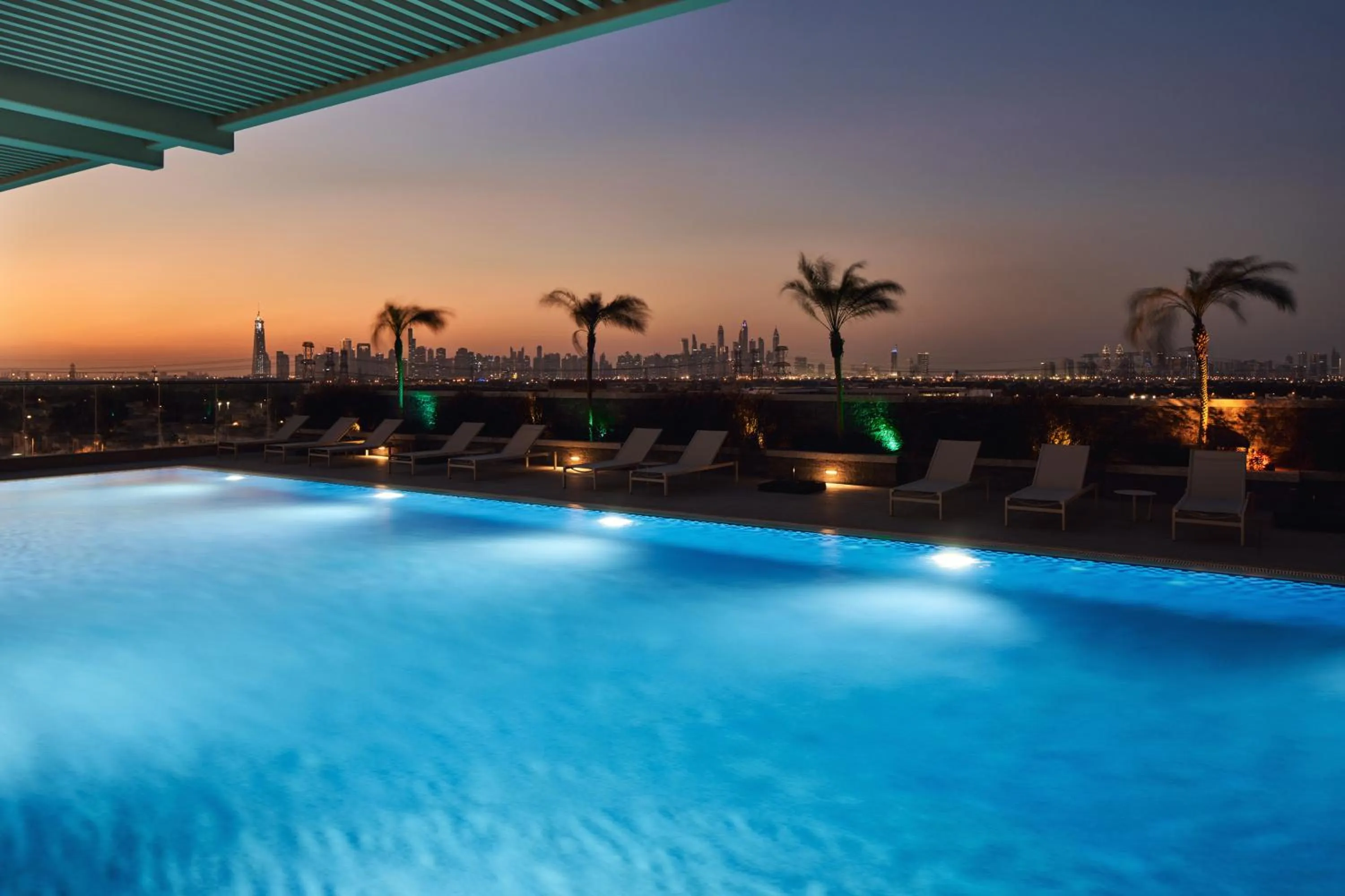 Swimming pool in Adagio Jumeirah Village Triangle