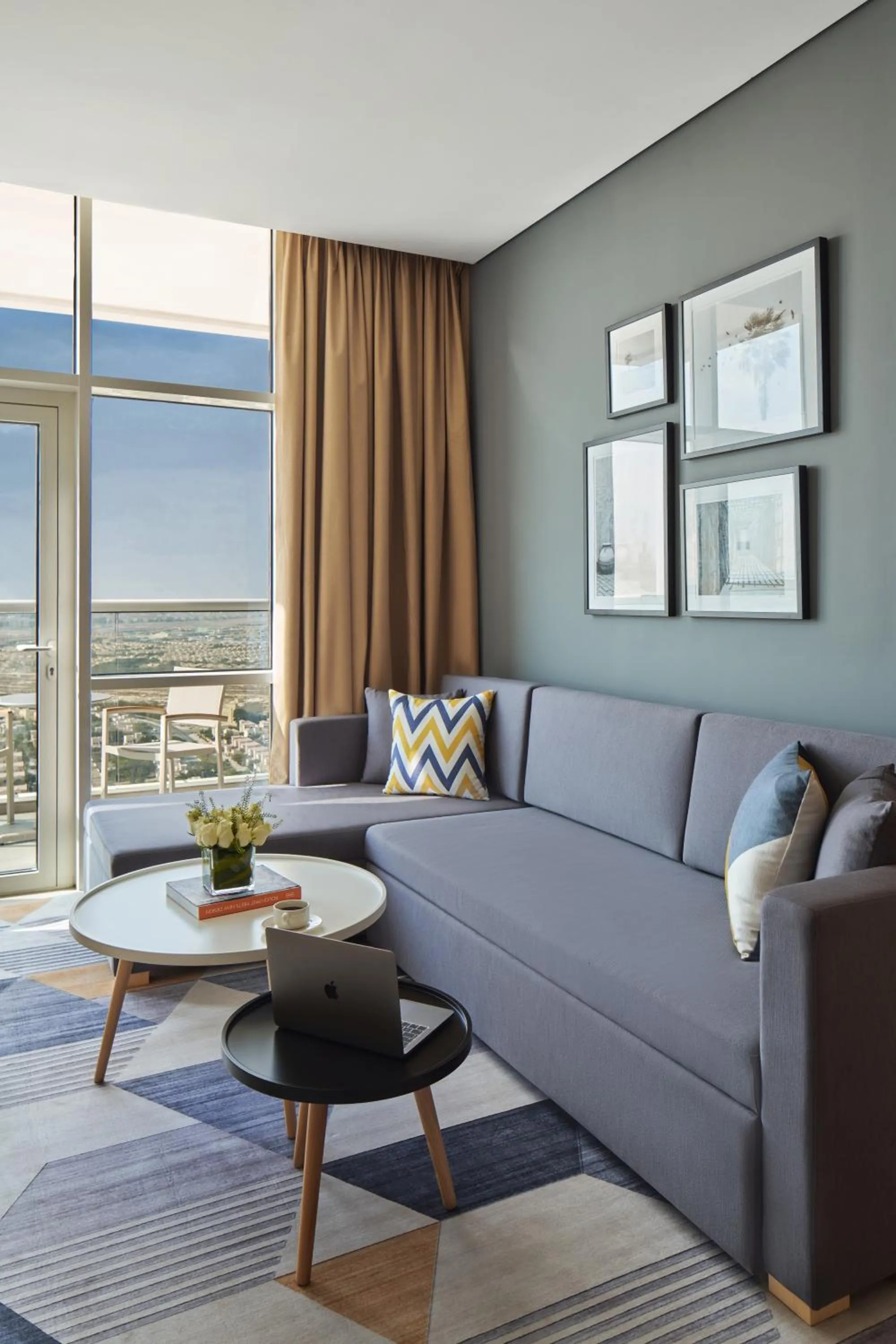 Living room in Adagio Jumeirah Village Triangle