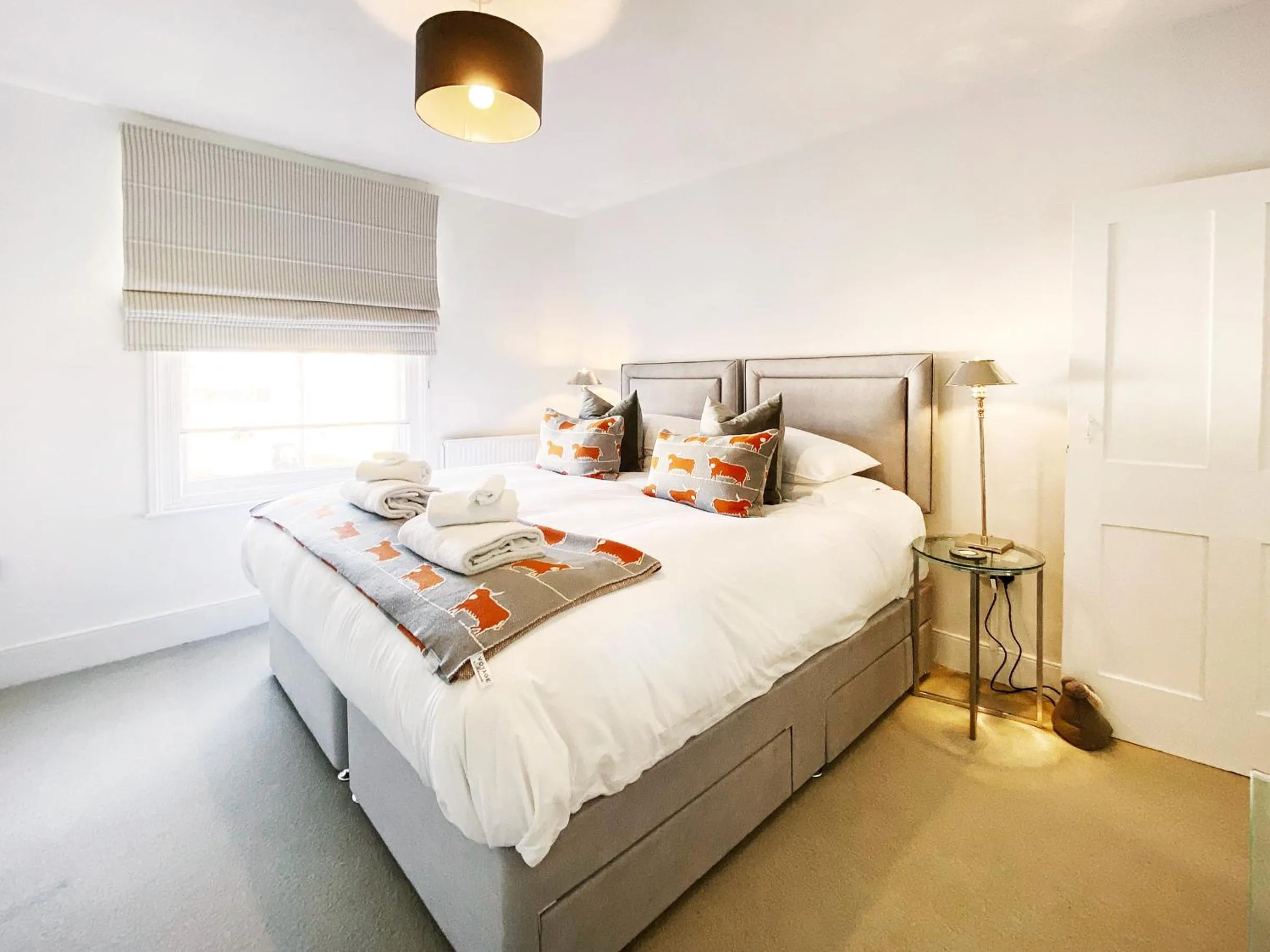 Bedroom, Bed in 3 Chestnut Terrace by The Suffolk Cottage Collection