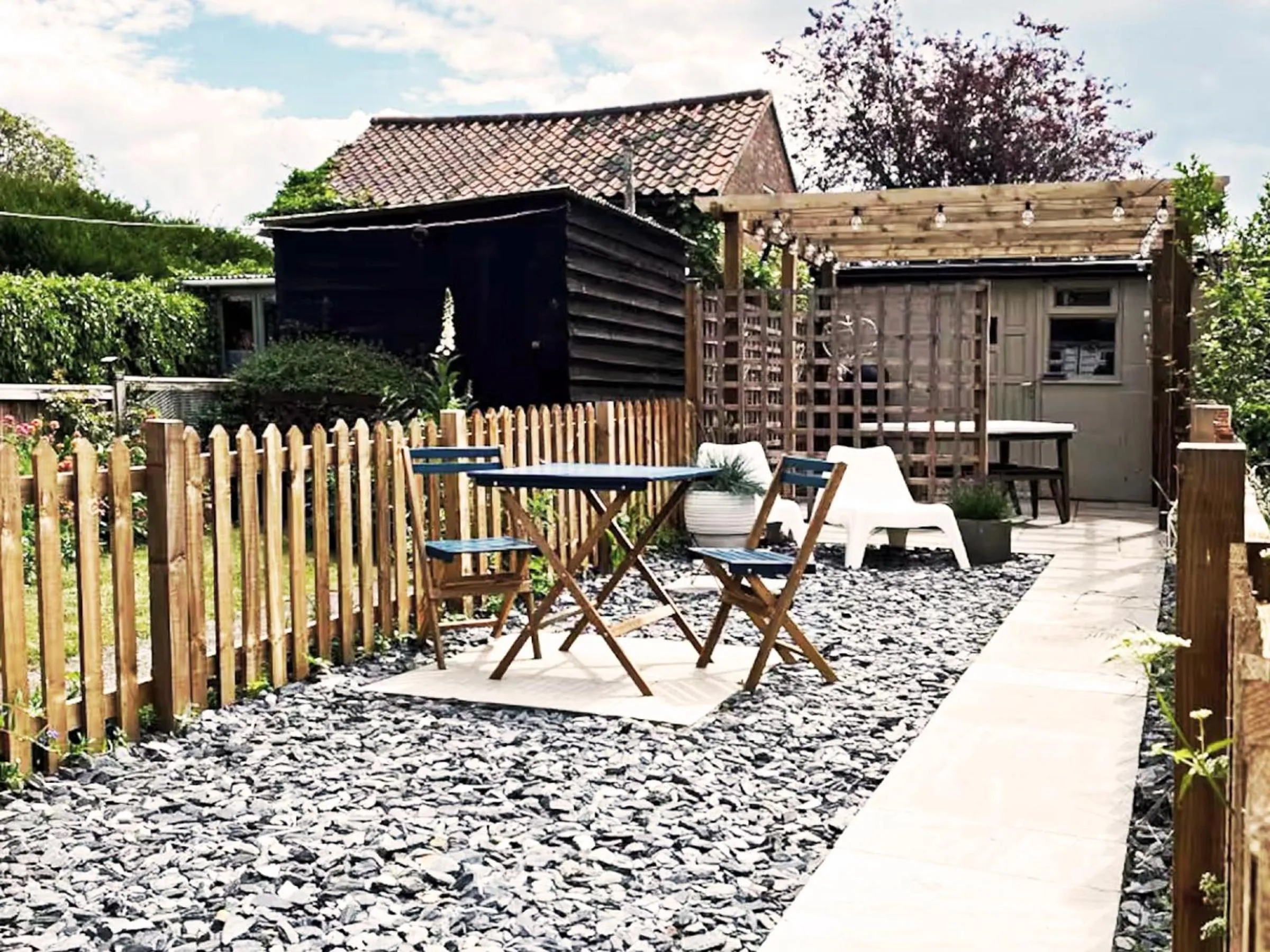 Patio in 3 Chestnut Terrace by The Suffolk Cottage Collection