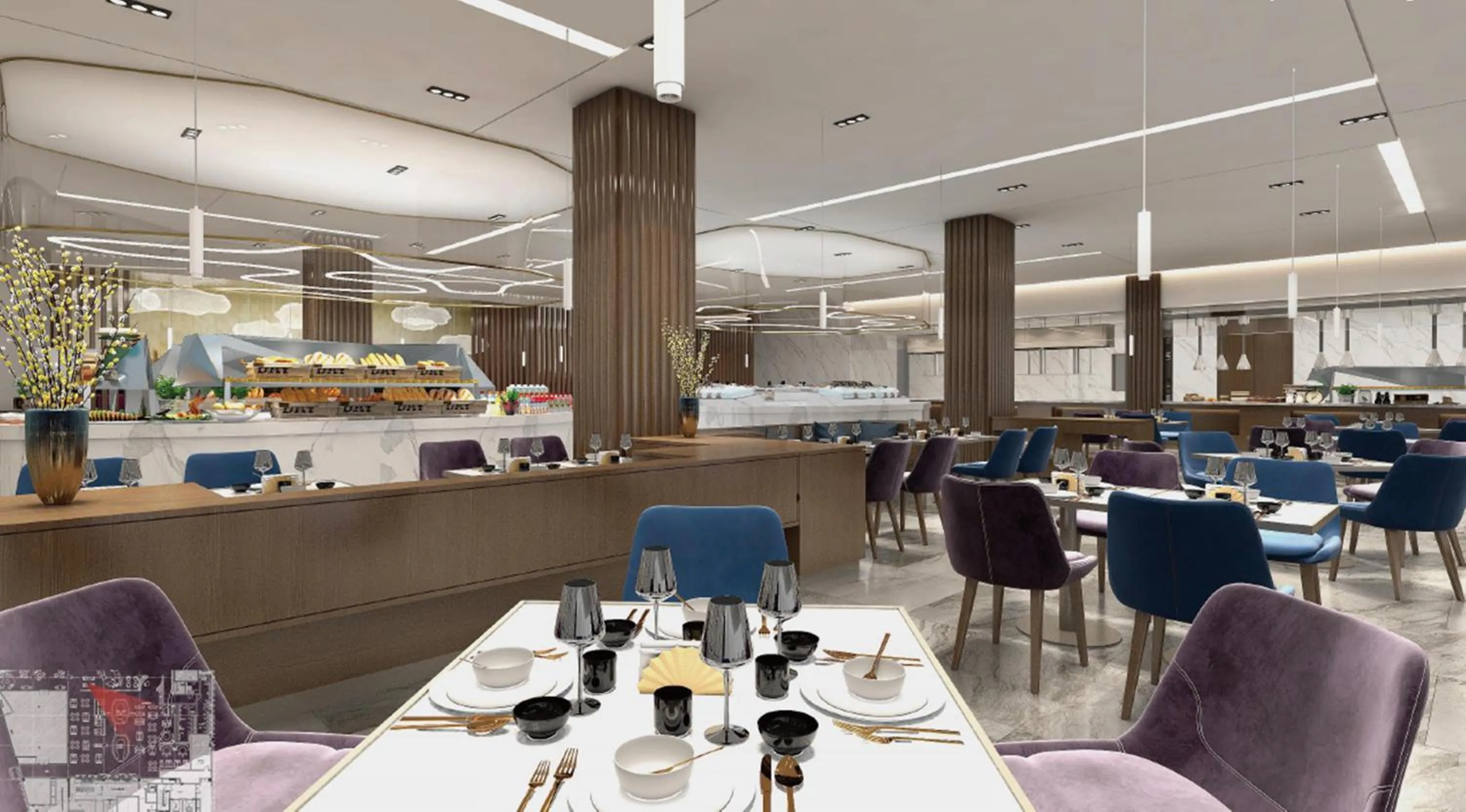 Restaurant/places to eat in Novotel Guangzhou Baiyun Airport - Canton Fair Free Shuttle Bus & Official Registration Agency