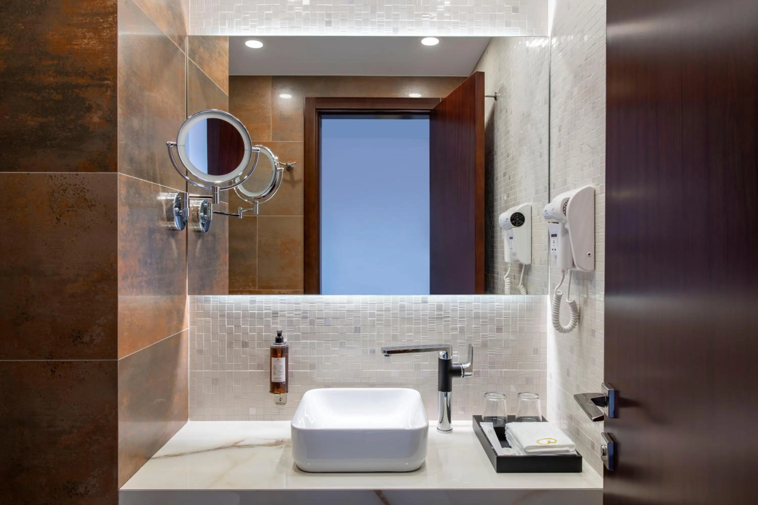 Toilet in Clocks Hotel Tbilisi