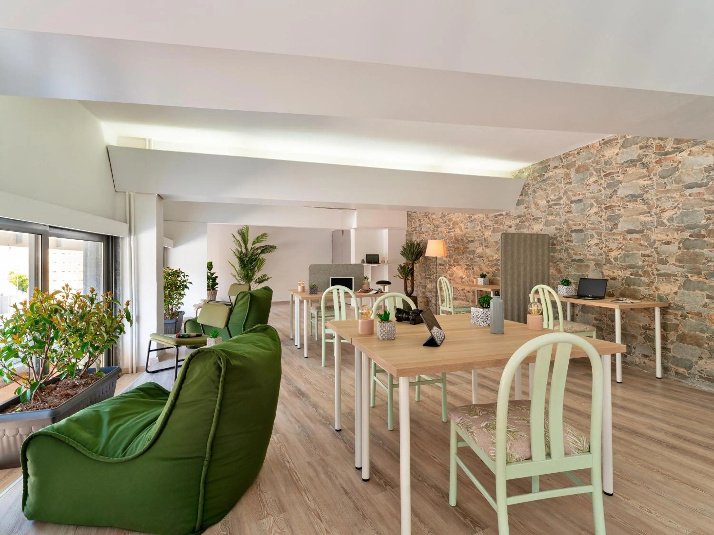 Communal lounge/ TV room in STAY Rhodes Hotel