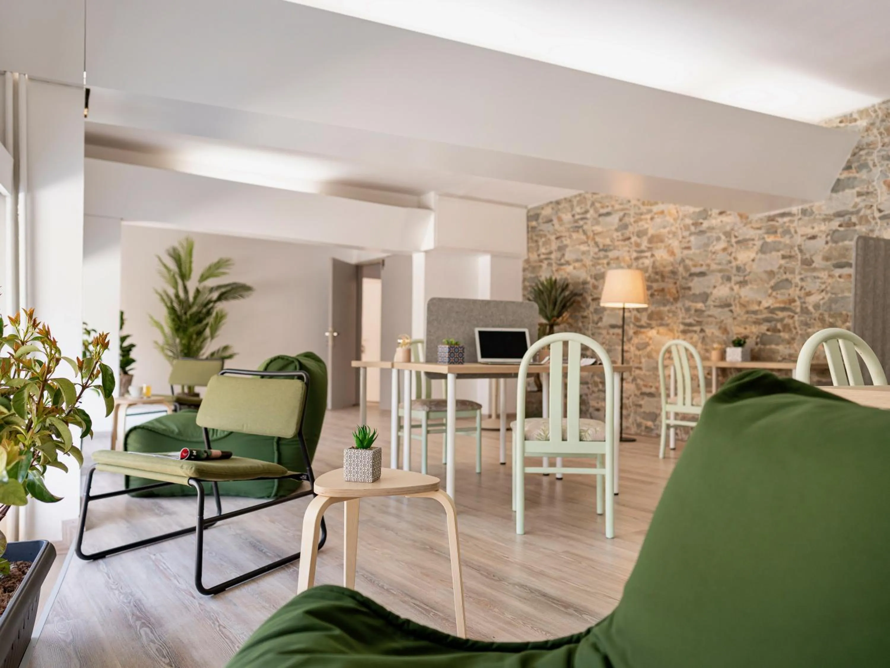 Communal lounge/ TV room in STAY Rhodes Hotel