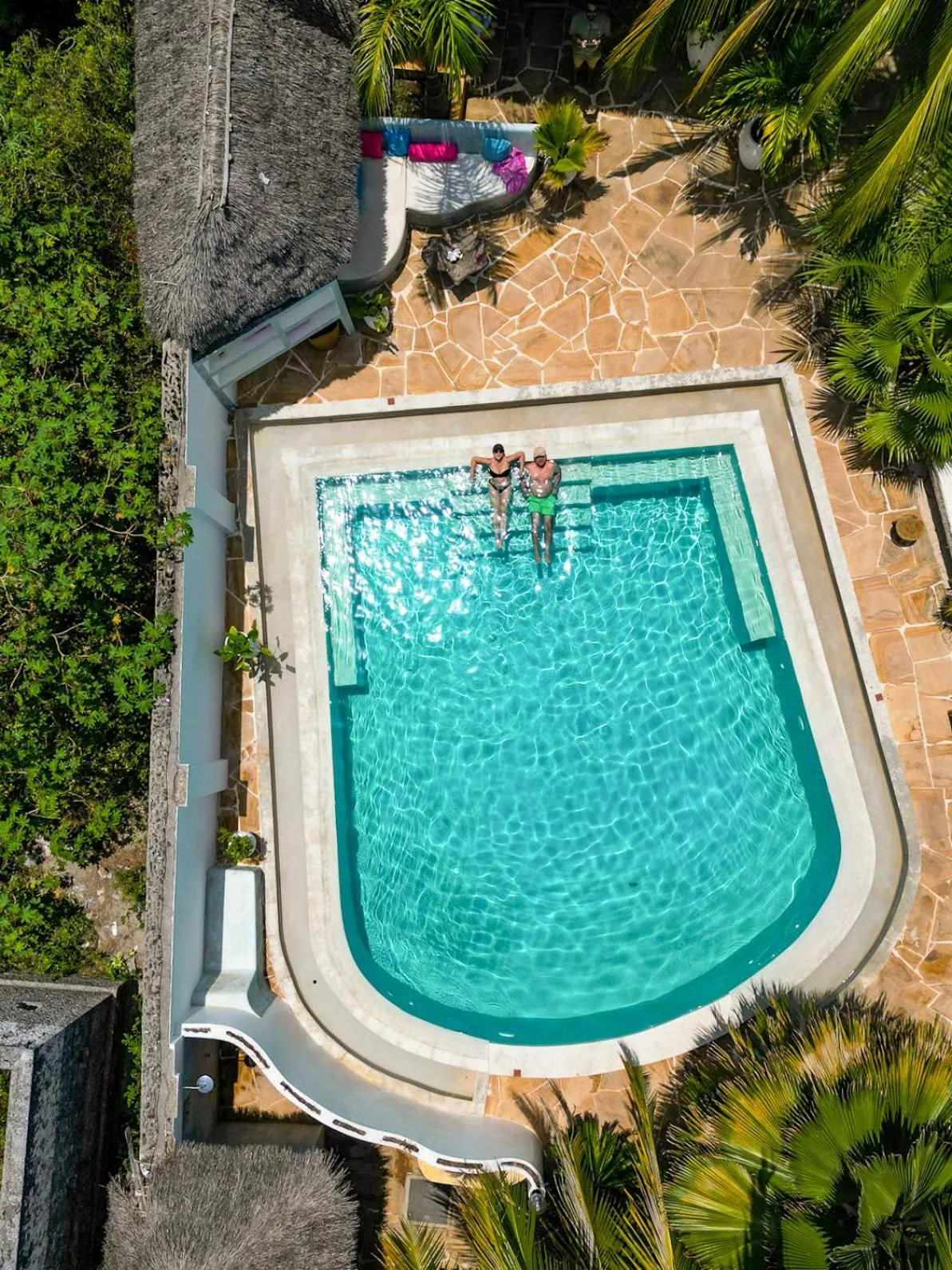 Swimming pool in Villa Malaika