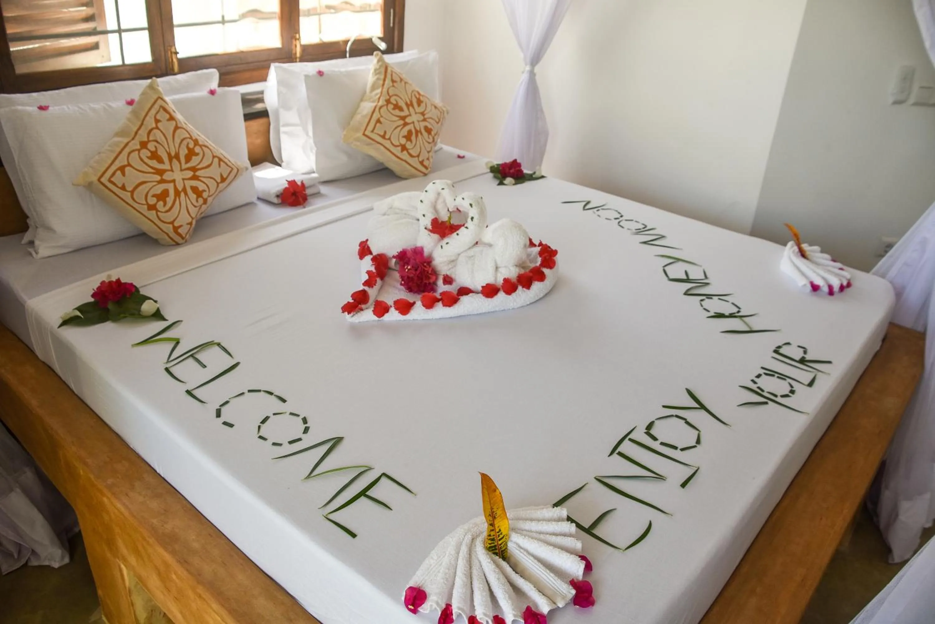 Bed in Villa Malaika