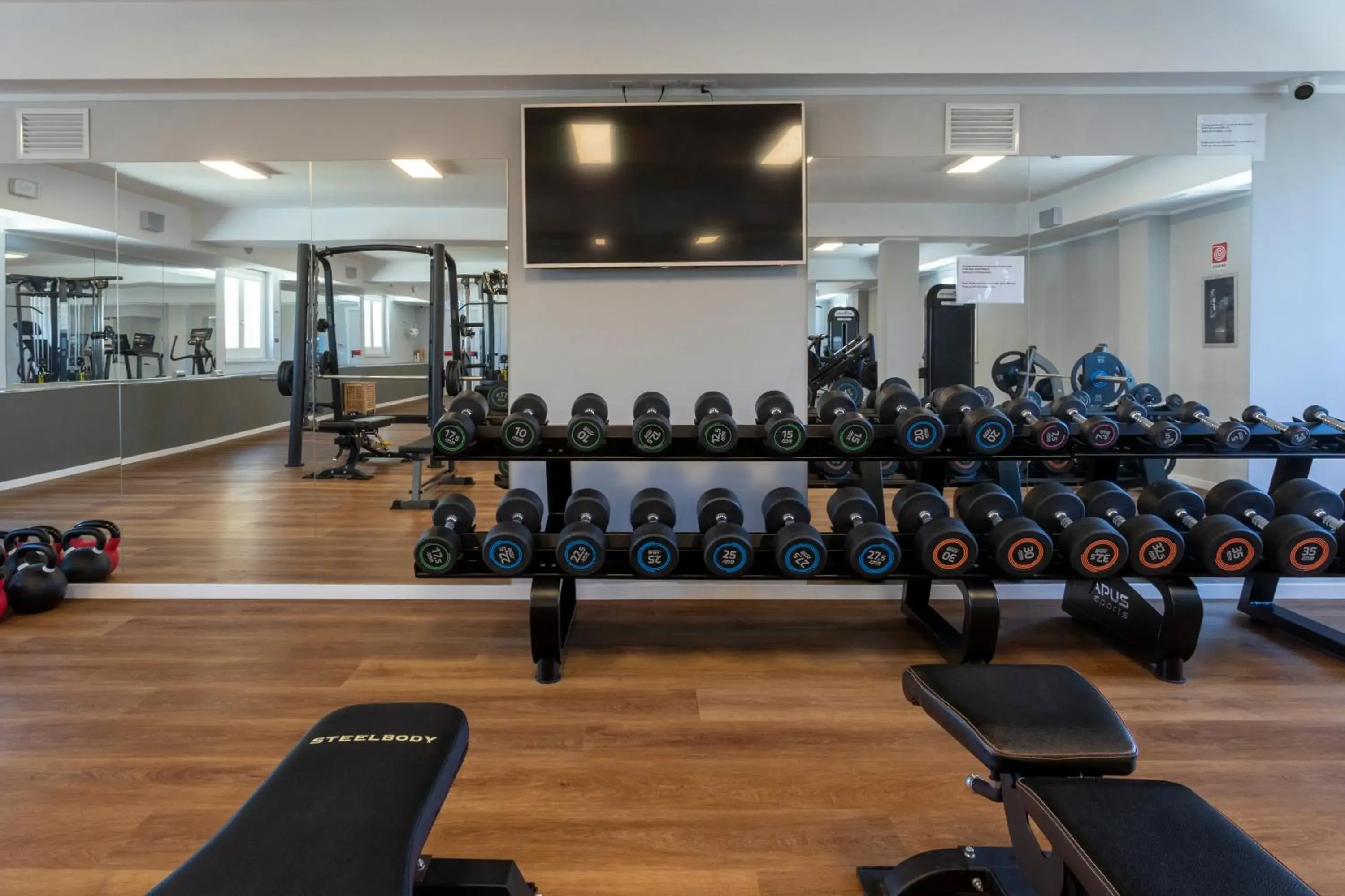 Fitness centre/facilities in Grand Hotel Et Des Palmes Fitness centre/facilities in Grand Hotel Et Des Palmes