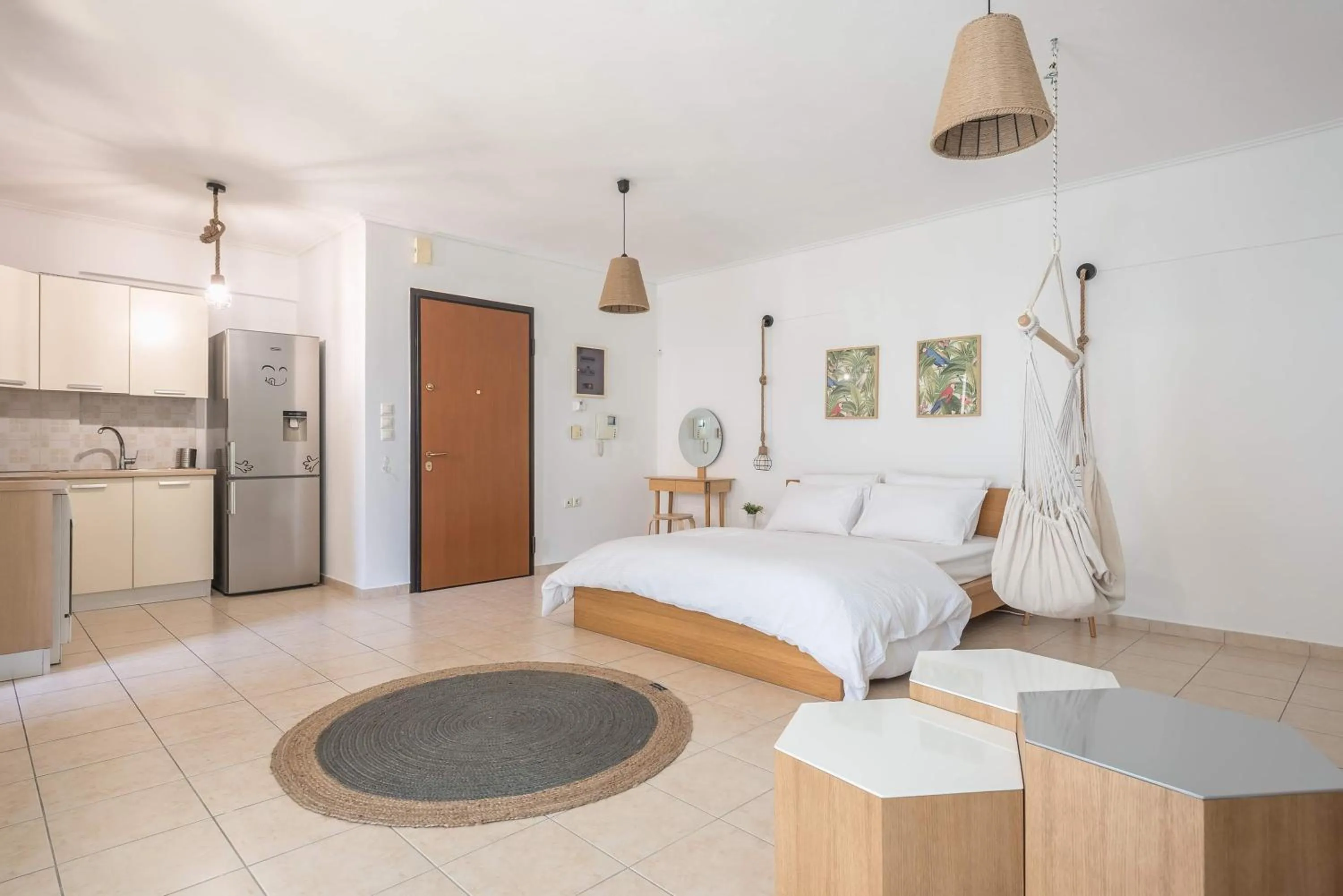 Photo of the whole room, Bed in Athenian home