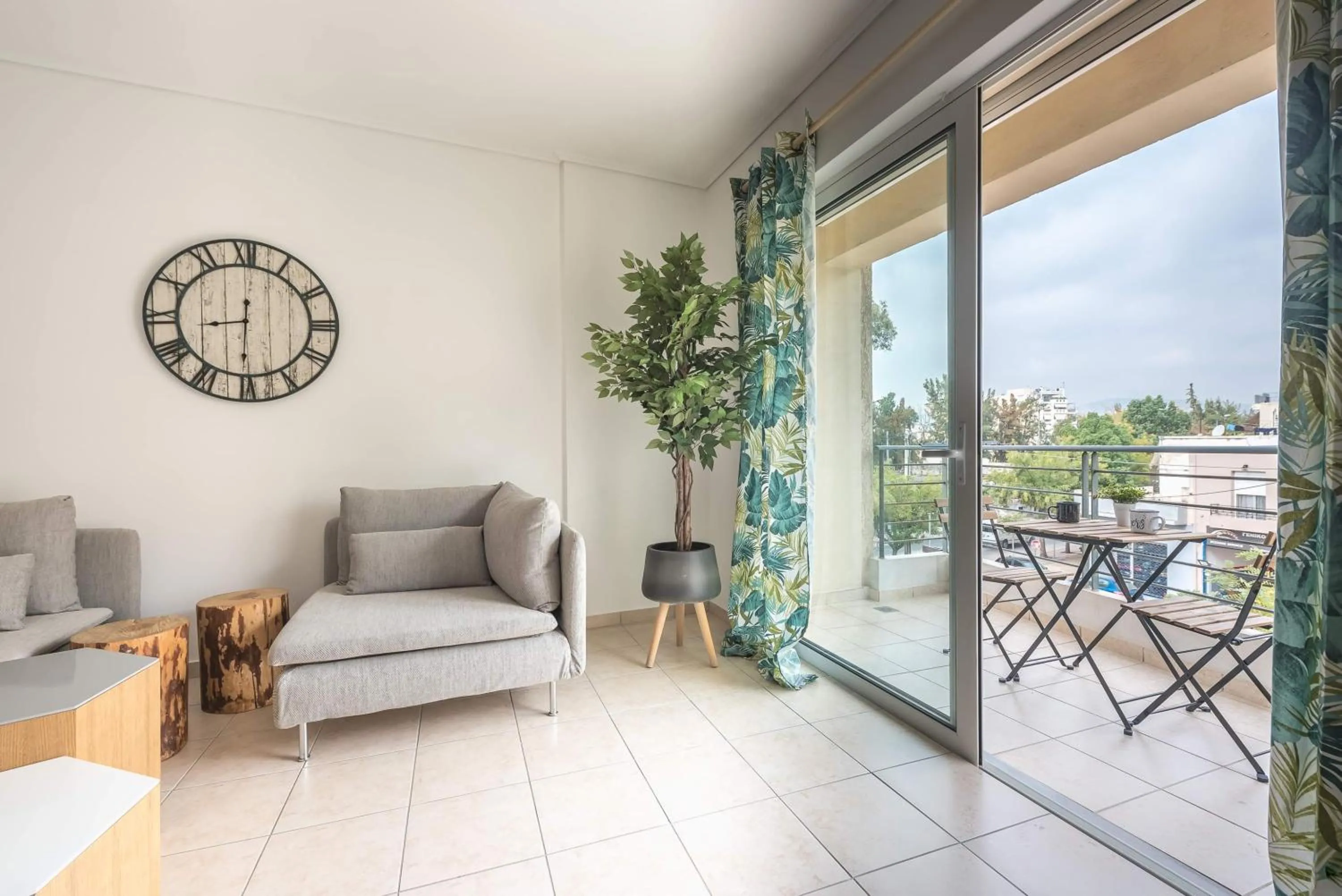 Living room in Athenian home