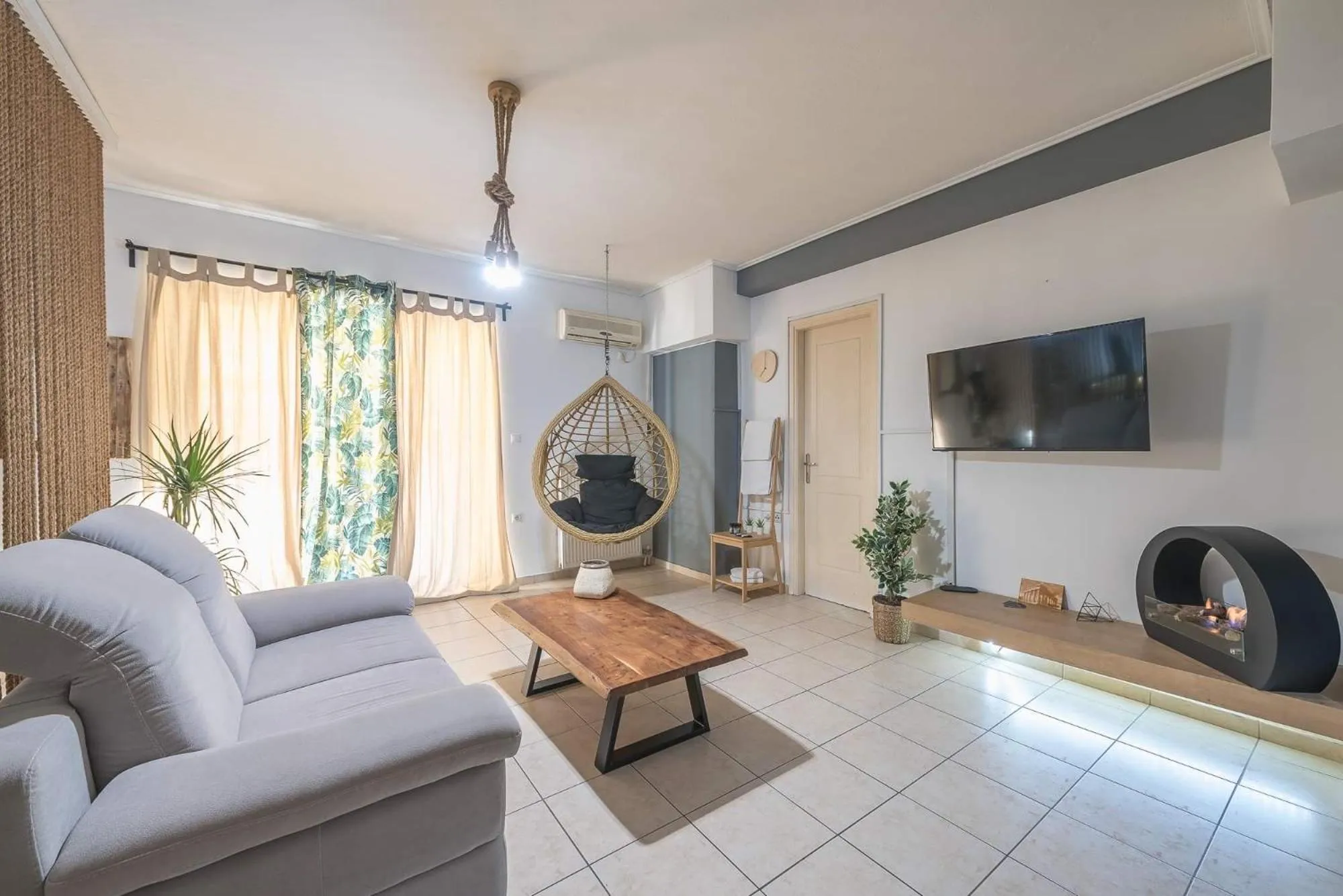 Living room in Athenian home