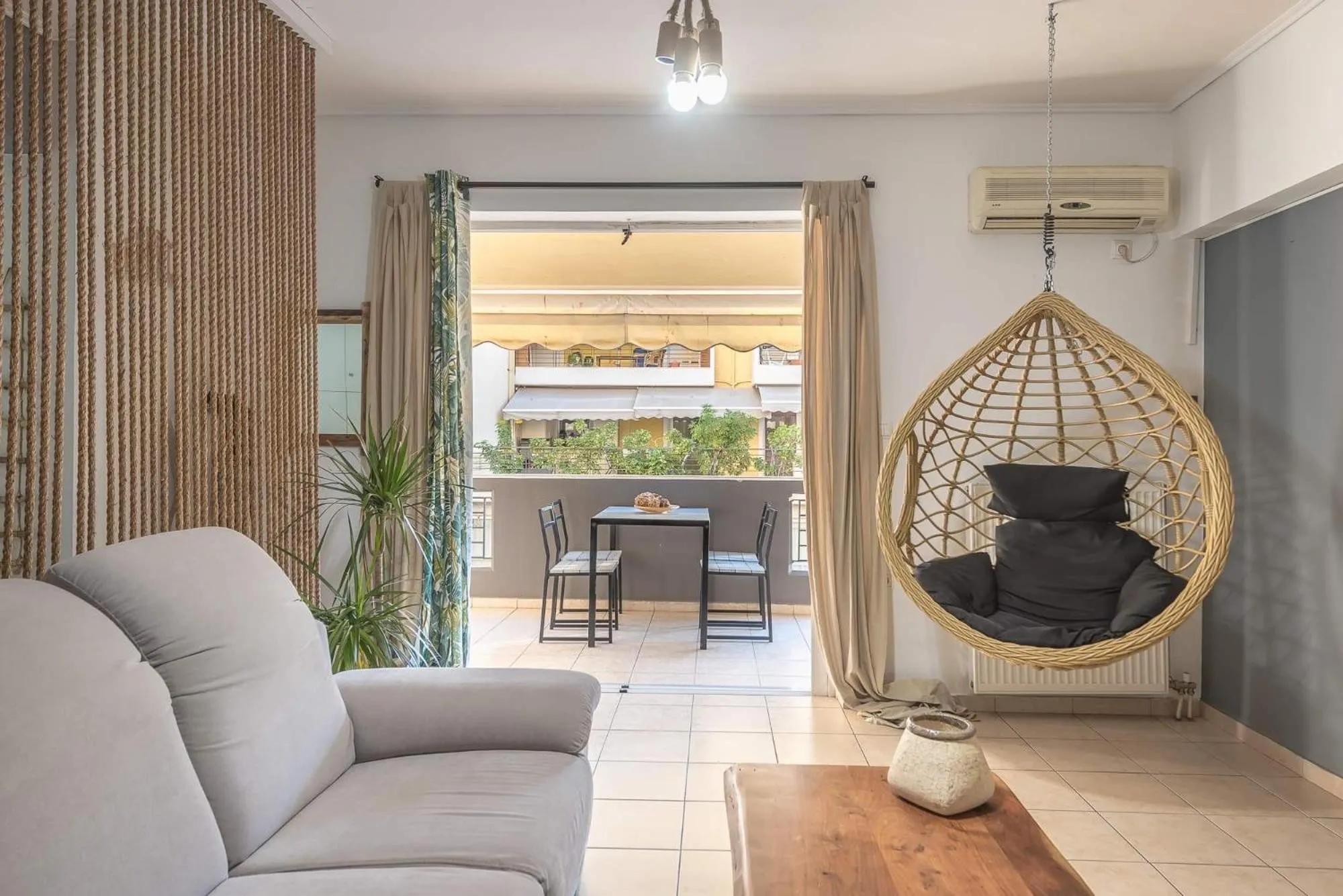 Living room in Athenian home